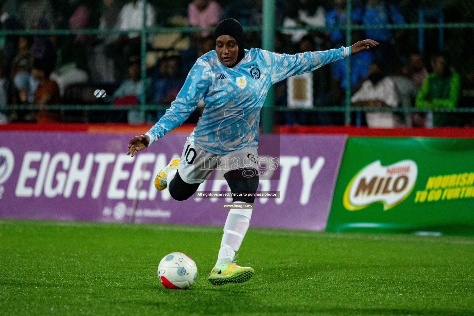 MPL vs Club MYS in Eighteen Thirty Women's Futsal Fiesta 2022 was held in Hulhumale', Maldives on Monday, 21st October 2022. Photos: Hassan Simah / images.mv