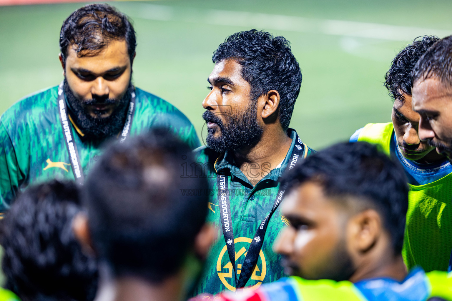 GA Gemanafushi VS GA Nilandhoo in Day 8 of Golden Futsal Challenge 2025 was held on Sunday, 12th January 2025, in Hulhumale', Maldives Photos: Nausham Waheed , Ismail Thoriq / images.mv