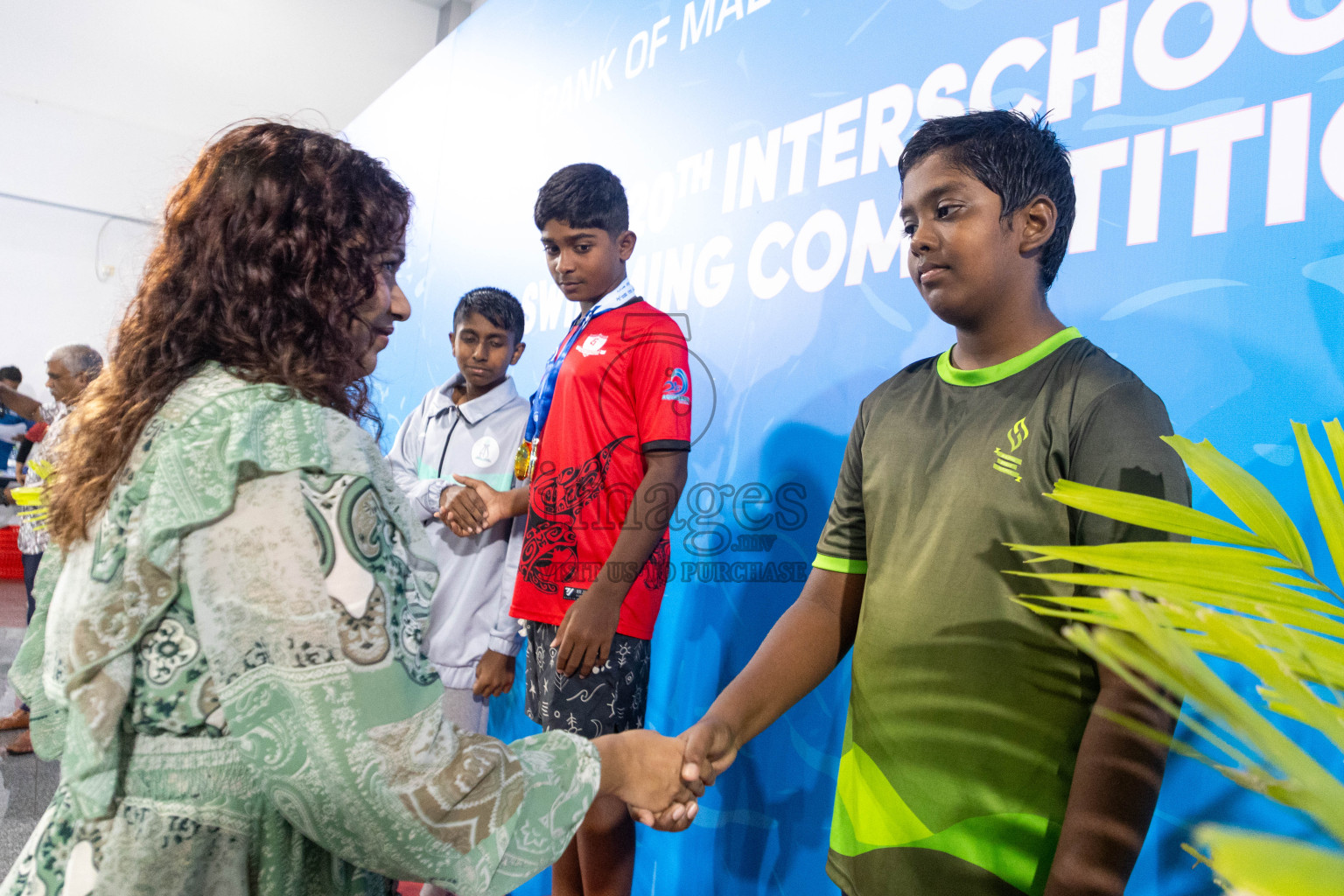 Day 4 of 20th Inter-school Swimming Competition 2024 held in Hulhumale', Maldives on Tuesday, 15th October 2024. Photos: Ismail Thoriq / images.mv