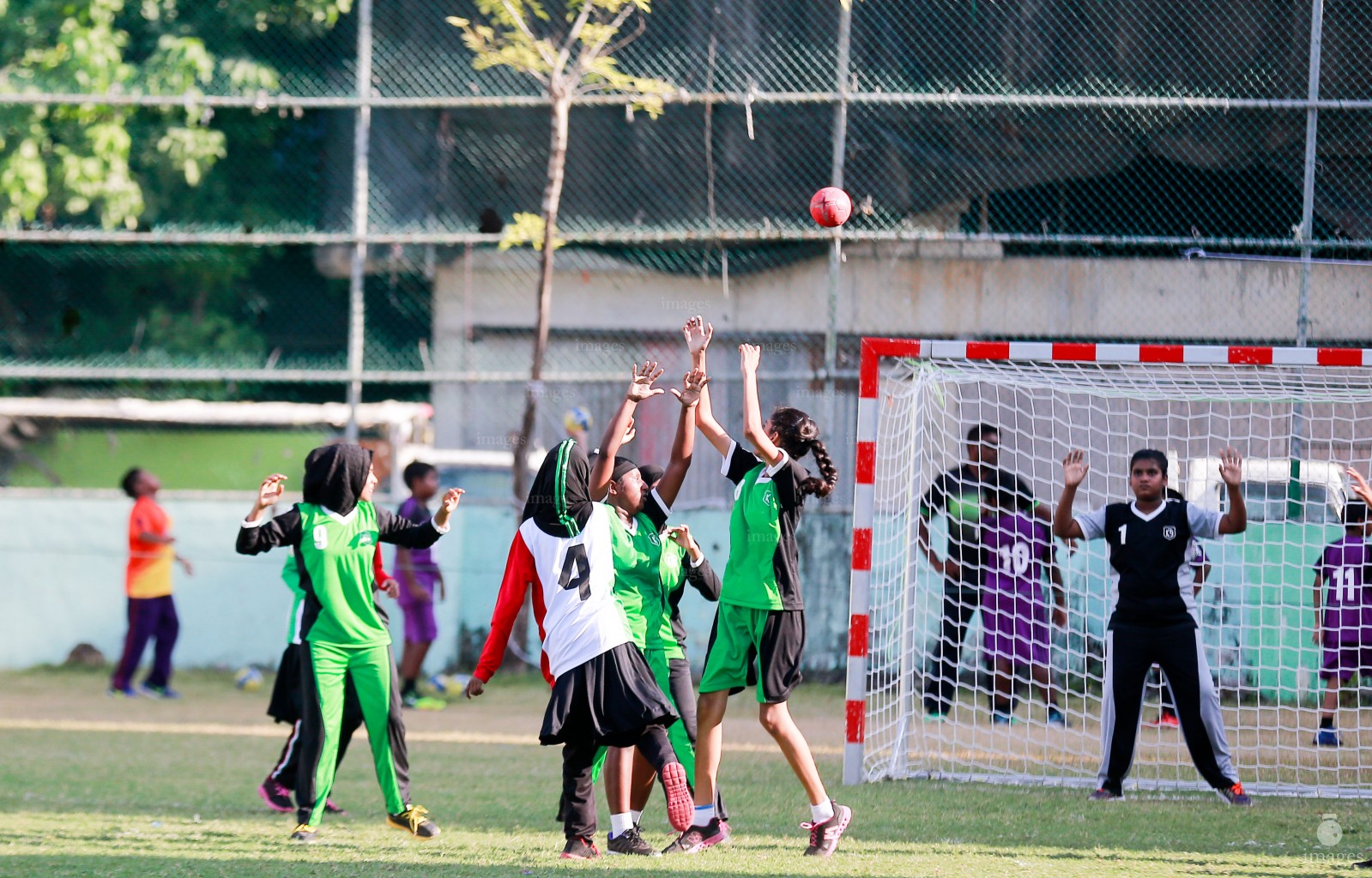 Inter school Handball Tournament in Male', Maldives, Friday, April. 15, 2016.(Images.mv Photo/ Hussain Sinan).