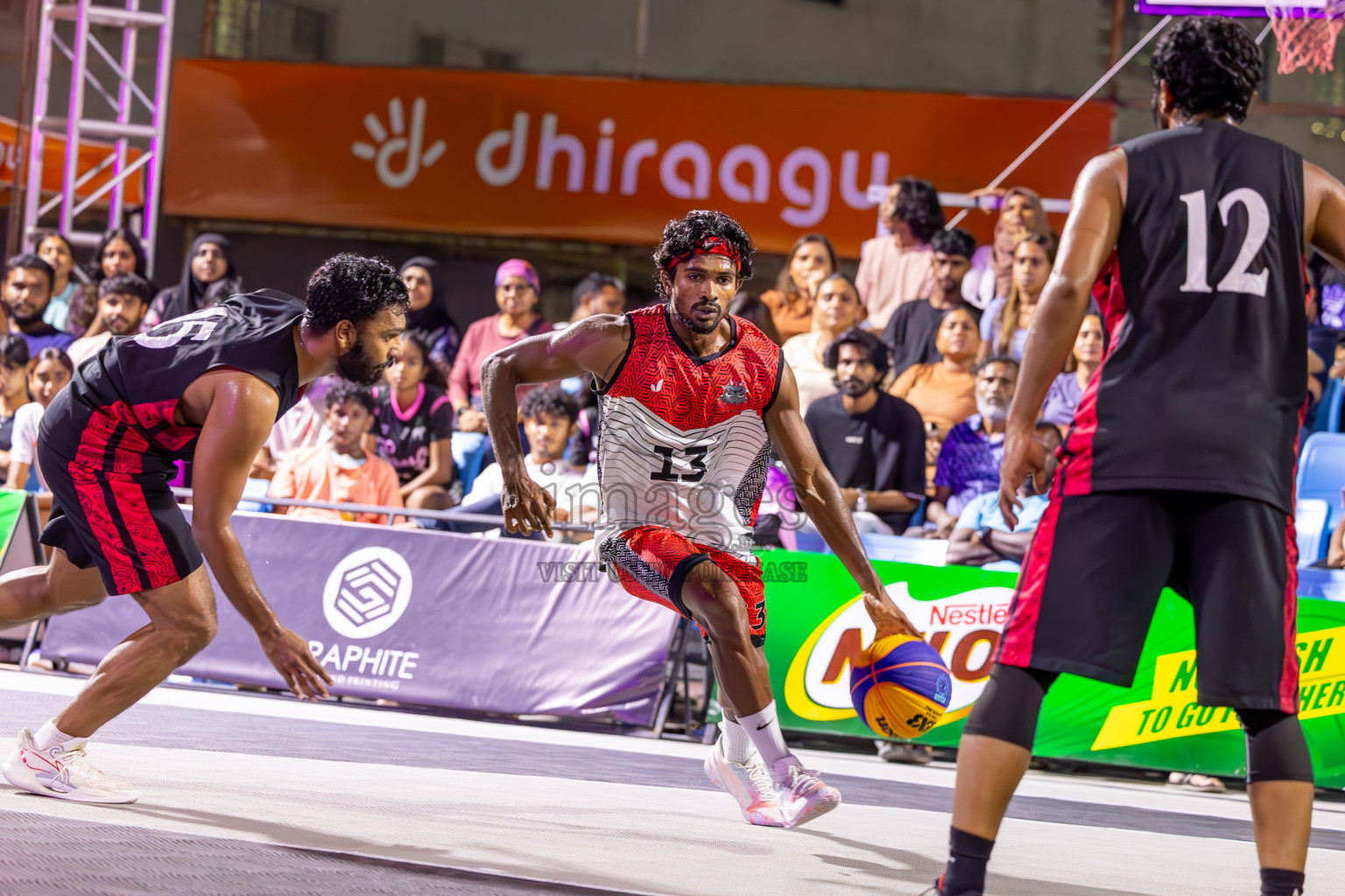 Final Day of MILO Ramadan 3x3 Challenge 2024 was held in Ekuveni Outdoor Basketball Court at Male', Maldives on Tuesday, 19th March 2024.
Photos: Ismail Thoriq / images.mv