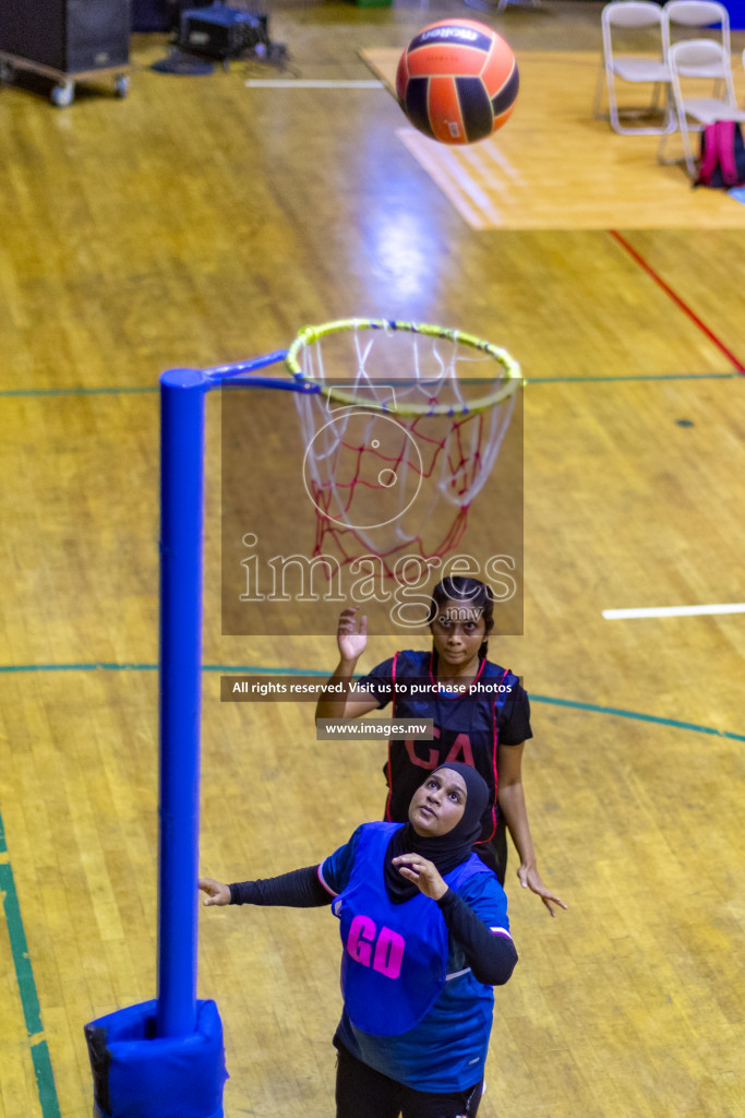 Xenith Sports Club vs Youth United Sports Club in the Milo National Netball Tournament 2022 on 18 July 2022, held in Social Center, Male', Maldives. Photographer: Shuu, Hassan Simah / Images.mv