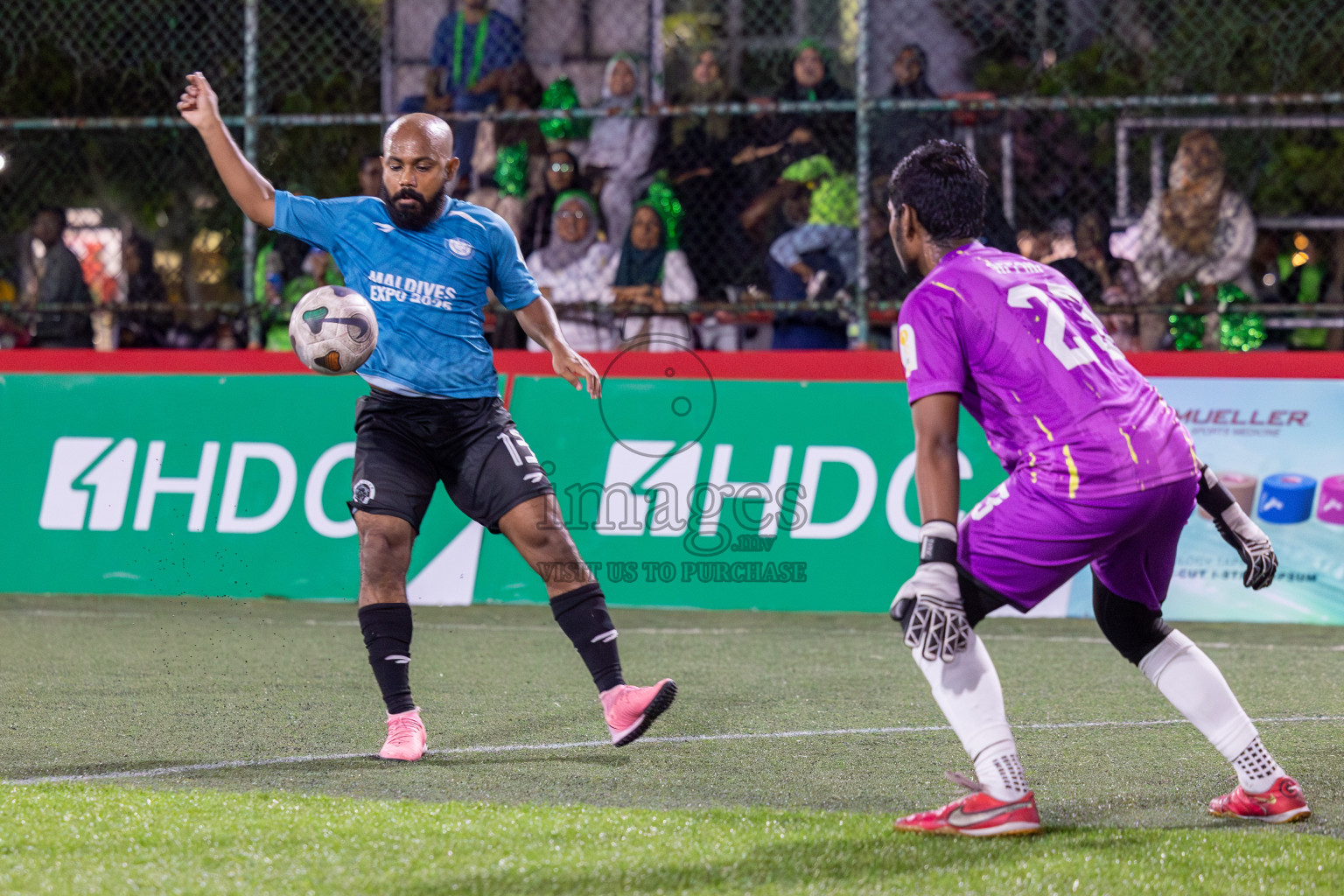 Team DJA VS Trade Club in Club Maldives Classic 2024 held in Rehendi Futsal Ground, Hulhumale', Maldives on Saturday, 14th September 2024. 
Photos: Hassan Simah / images.mv