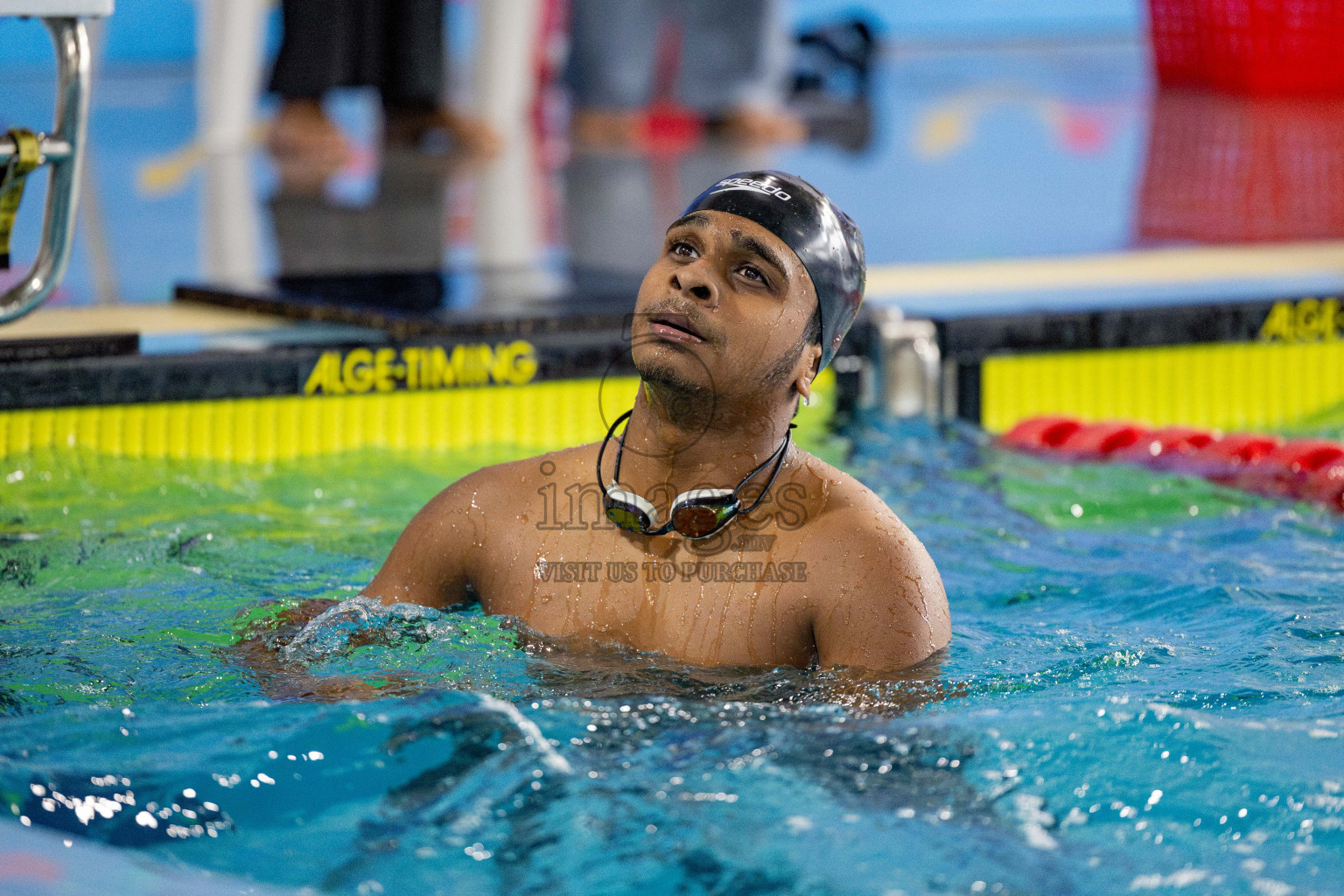 Day 4 of National Swimming Competition 2024 held in Hulhumale', Maldives on Monday, 16th December 2024. 
Photos: Hassan Simah / images.mv