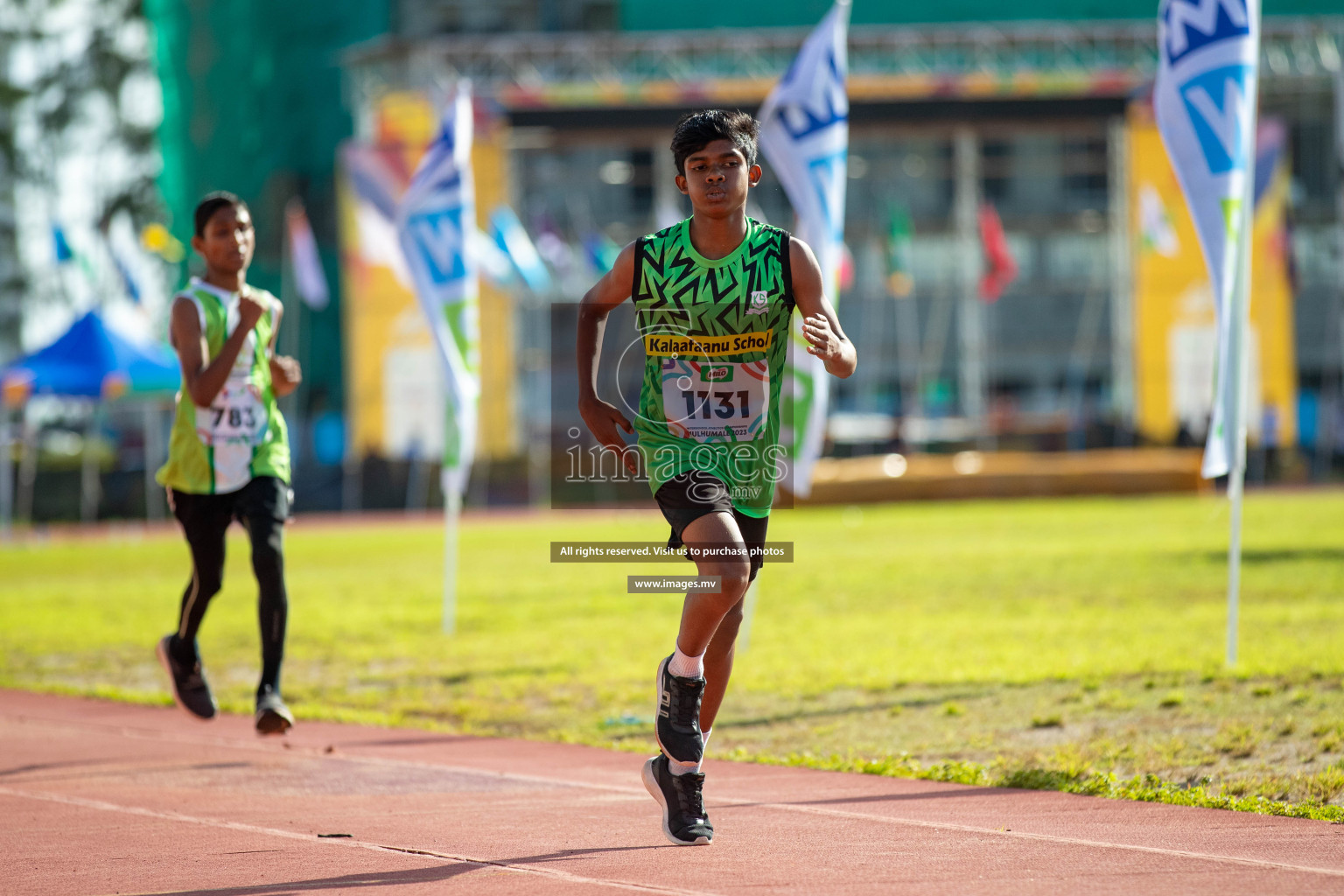 Day three of Inter School Athletics Championship 2023 was held at Hulhumale' Running Track at Hulhumale', Maldives on Tuesday, 16th May 2023. Photos: Nausham Waheed / images.mv