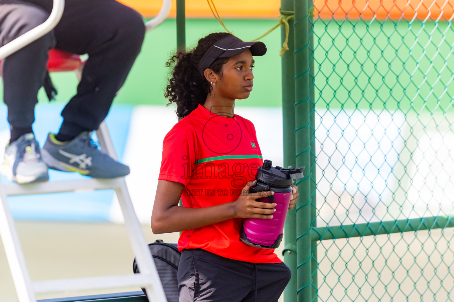 Day 2 of ATF Maldives Junior Open Tennis was held in Male' Tennis Court, Male', Maldives on Tuesday, 10th December 2024. Photos: Nausham Waheed / images.mv