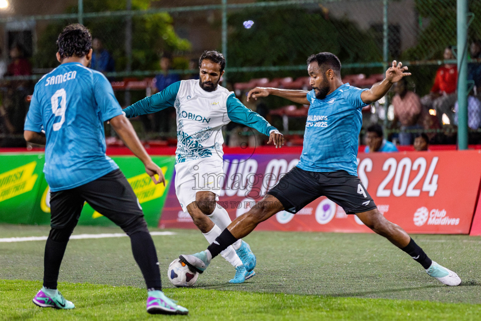 Trade Club vs Higher Education in Club Maldives Classic 2024 held in Rehendi Futsal Ground, Hulhumale', Maldives on Sunday, 8th September 2024. Photos: Hassan Simah / images.mv