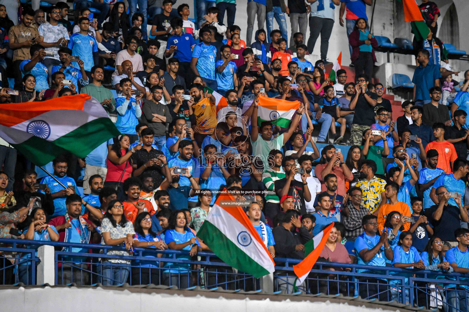 Nepal vs India in SAFF Championship 2023 held in Sree Kanteerava Stadium, Bengaluru, India, on Saturday, 24th June 2023. Photos: Nausham Waheed / images.mv