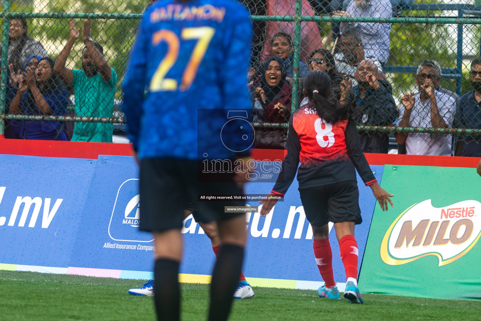 MPL vs Team Fenaka in Eighteen Thirty Women's Futsal Fiesta 2022 was held in Hulhumale', Maldives on Wednesday, 12th October 2022. Photos: Ismail Thoriq / images.mv