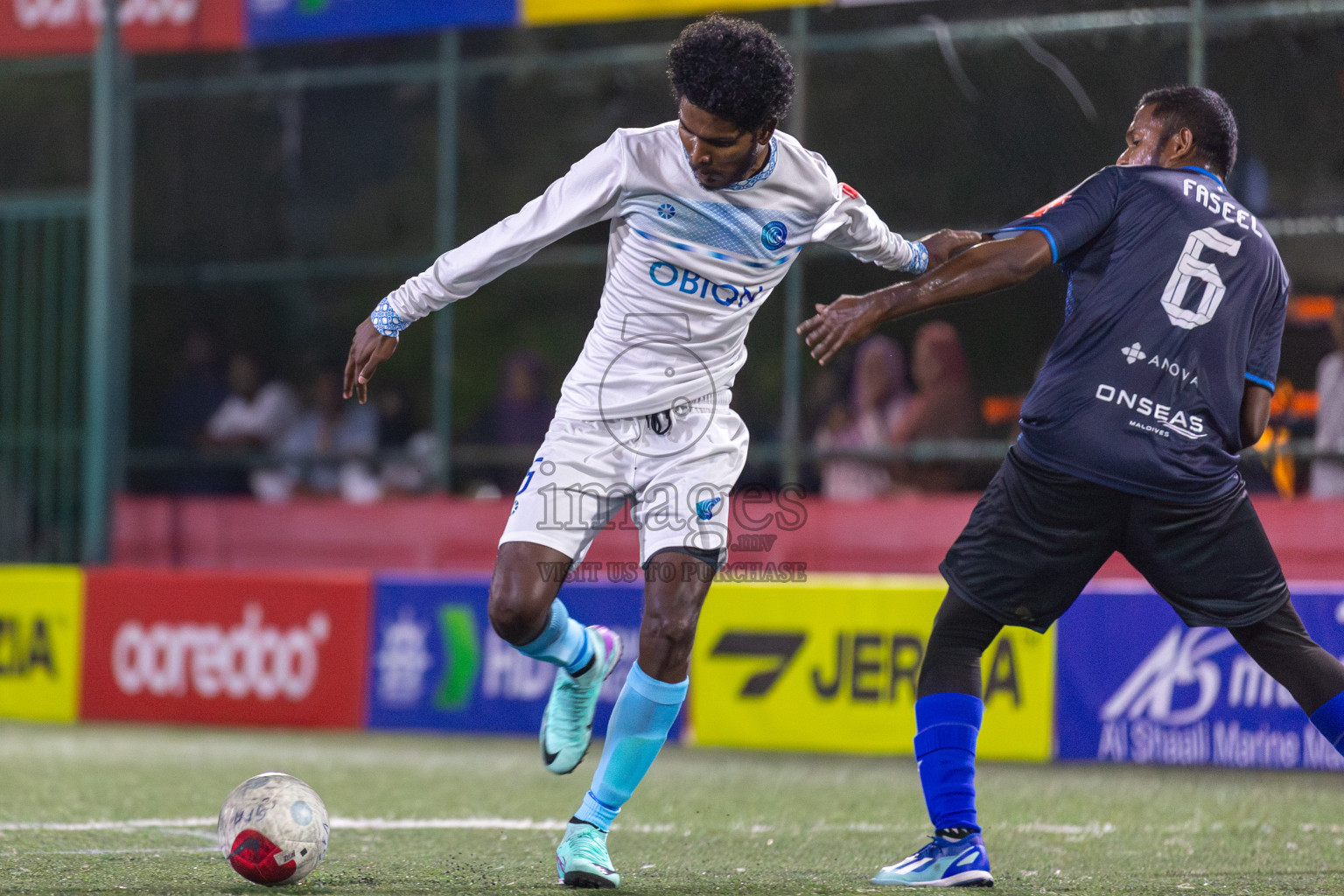 Sh Feydhoo vs Sh Lhaimagu in Day 8 of Golden Futsal Challenge 2024 was held on Monday, 22nd January 2024, in Hulhumale', Maldives Photos: Mohamed Mahfooz Moosa / images.mv