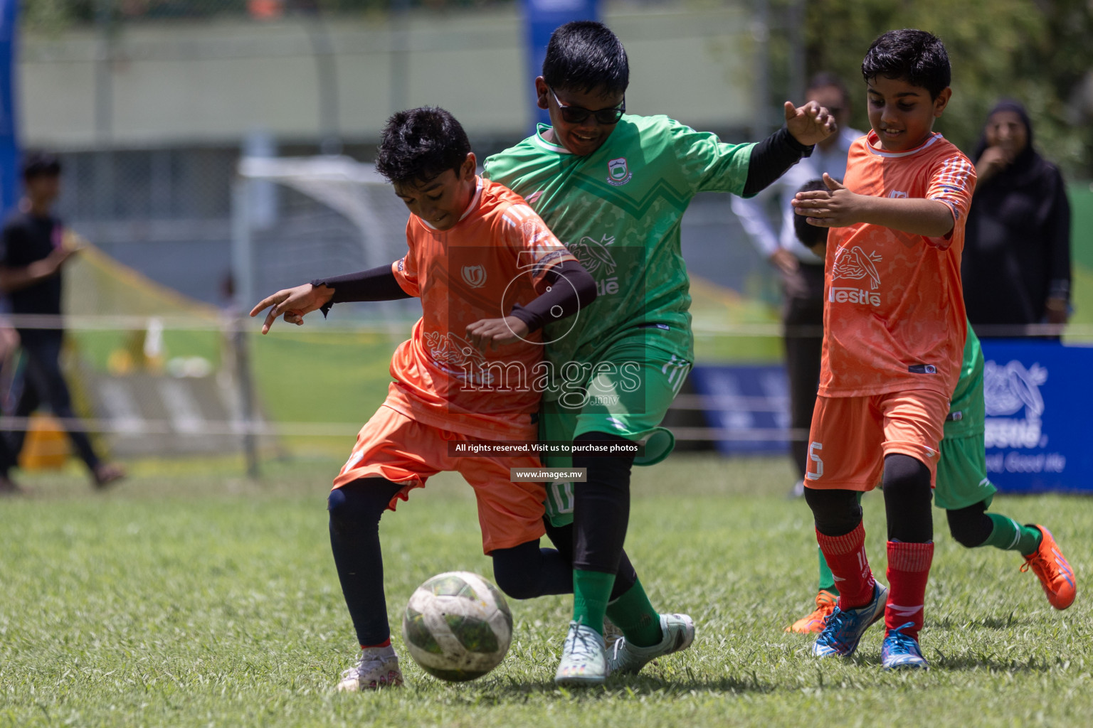 Day 1 of Nestle kids football fiesta, held in Henveyru Football Stadium, Male', Maldives on Wednesday, 11th October 2023 Photos: Shut Abdul Sattar/ Images.mv