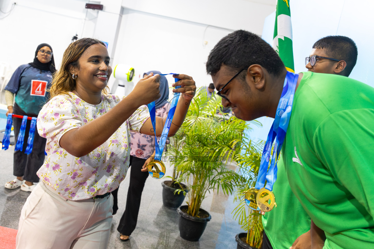 Day 6 of BML 21st Interschool Swimming Competition 2025 was held in Hulhumale' Swimming Pool, Hulhumale', Maldives on Thursday, 16th October 2025.
Photos: Ismail Thoriq / images.mv