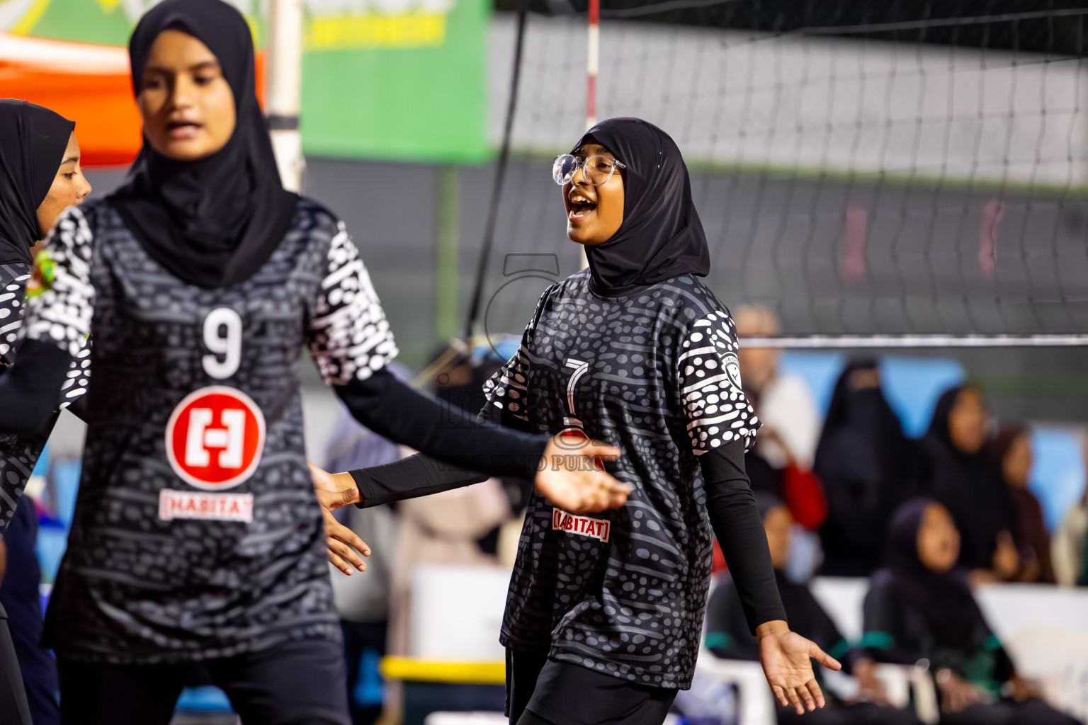 Goodies Sports Club vs Club Volleyball in Milo National Junior Volleyball Championship 2025 Day 4 was held on Tuesday, 25th November 2025 at Ekuveni Turf Court Male', Maldives. Photos: Nausham Waheed / images.mv