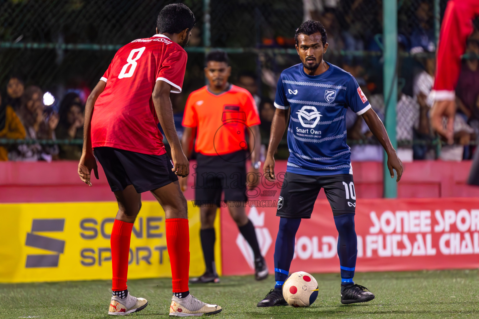 K Gaafaru vs K Himmafushi in Day 22 of Golden Futsal Challenge 2024 was held on Monday , 5th February 2024 in Hulhumale', Maldives
Photos: Ismail Thoriq / images.mv