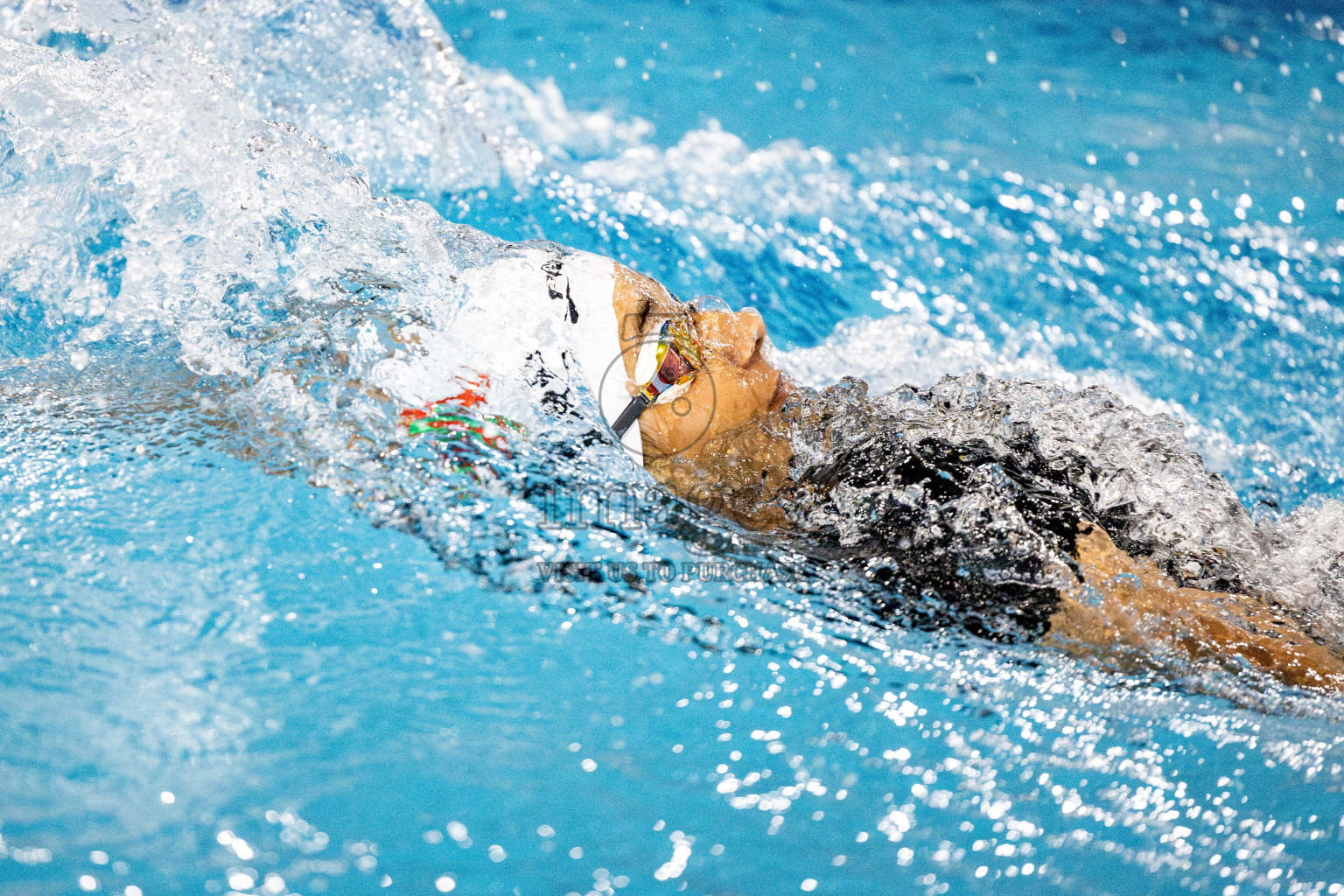 Day 5 of National Swimming Competition 2024 held in Hulhumale', Maldives on Tuesday, 17th December 2024. Photos: Hassan Simah / images.mv