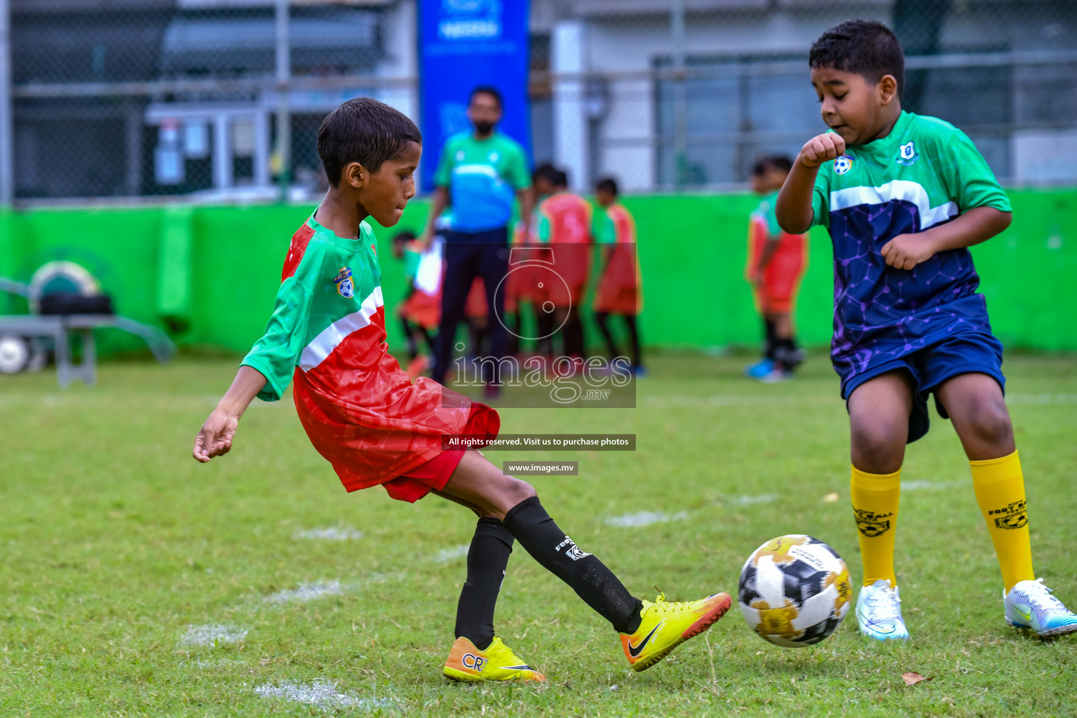 Day 1 of Milo Kids Football Fiesta 2022 was held in Male', Maldives on 19th October 2022. Photos: Nausham Waheed/ images.mv