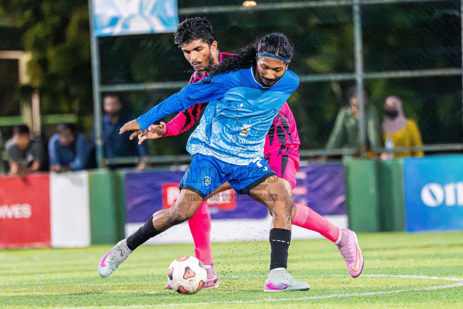 Goalhians VS Foemathi in Day 4 - Fonadhoo Youth Futsal Challenge 2025 held in Fonadhoo Futsal Stadium, L. Fonadhoo, Maldives on Wednesday, 29th October 2025 Photos: Arif Rasheed / images.mv