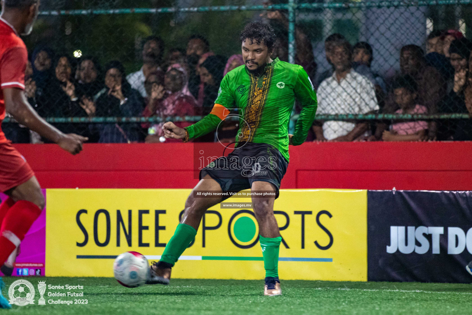 AA. Rasdhoo vs AA. Feridhoo in Day 4 of Golden Futsal Challenge 2023 on 08 February 2023 in Hulhumale, Male, Maldives