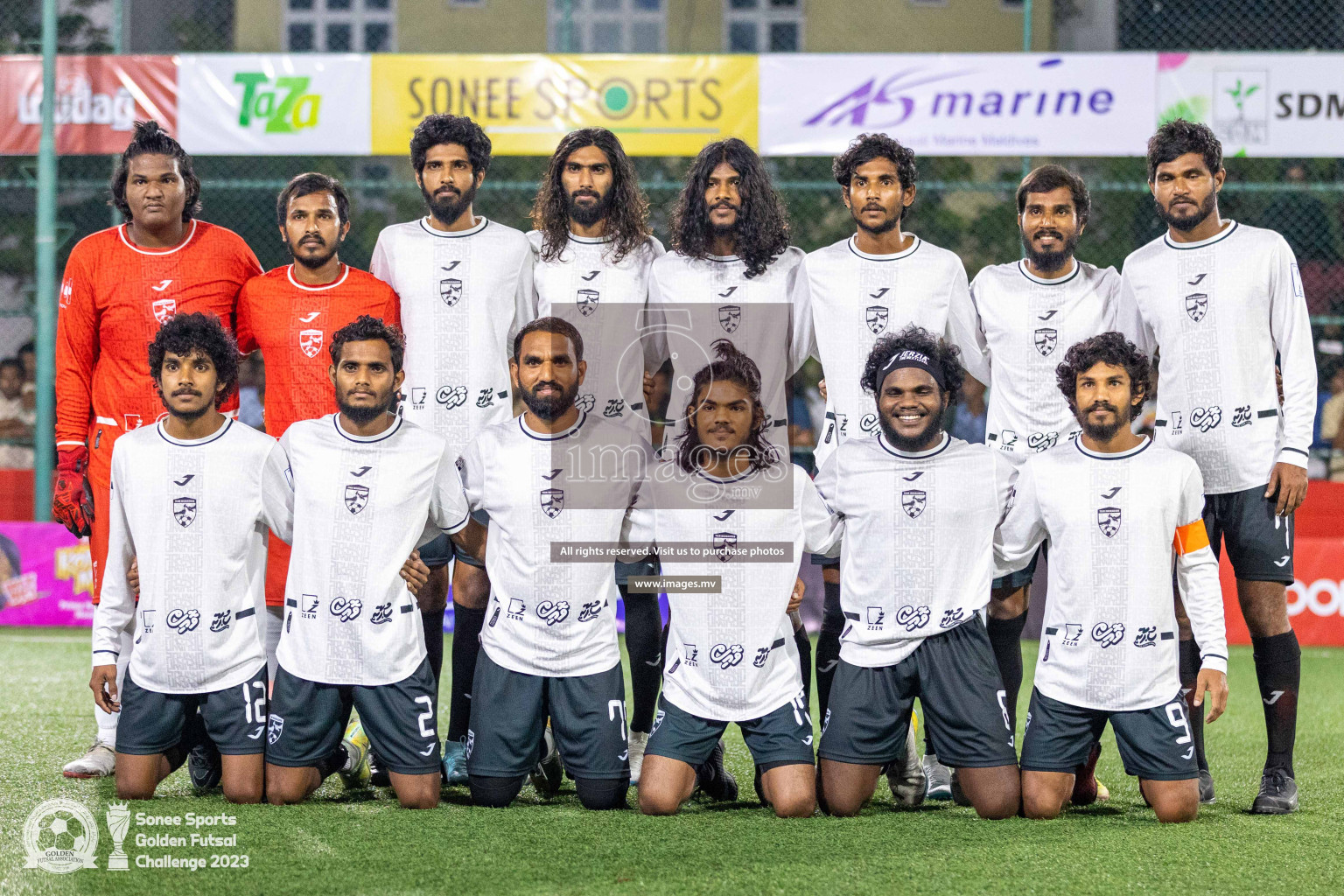 R. Inguraidhoo vs R. Innamadhoo in Day 4 of Golden Futsal Challenge 2023 on 08 February 2023 in Hulhumale, Male, Maldives