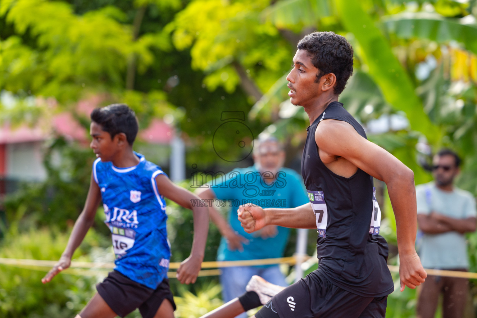 Day 2 of MWSC Interschool Athletics Championships 2024 held in Hulhumale Running Track, Hulhumale, Maldives on Sunday, 10th November 2024. 
Photos by:  Hassan Simah / Images.mv