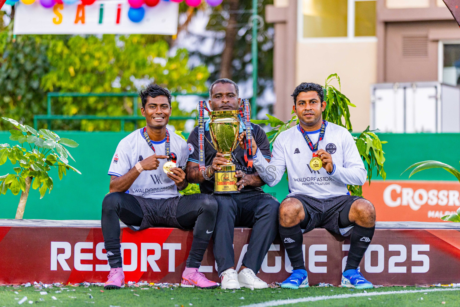 Waldorf Astoria vs SAII Lagoon in Finals of Resort League 2025 (South Male Zone) was held on Sunday, 19th October 2025 in Crossroads's Maldives, Photos: Areef Adam / images.mv