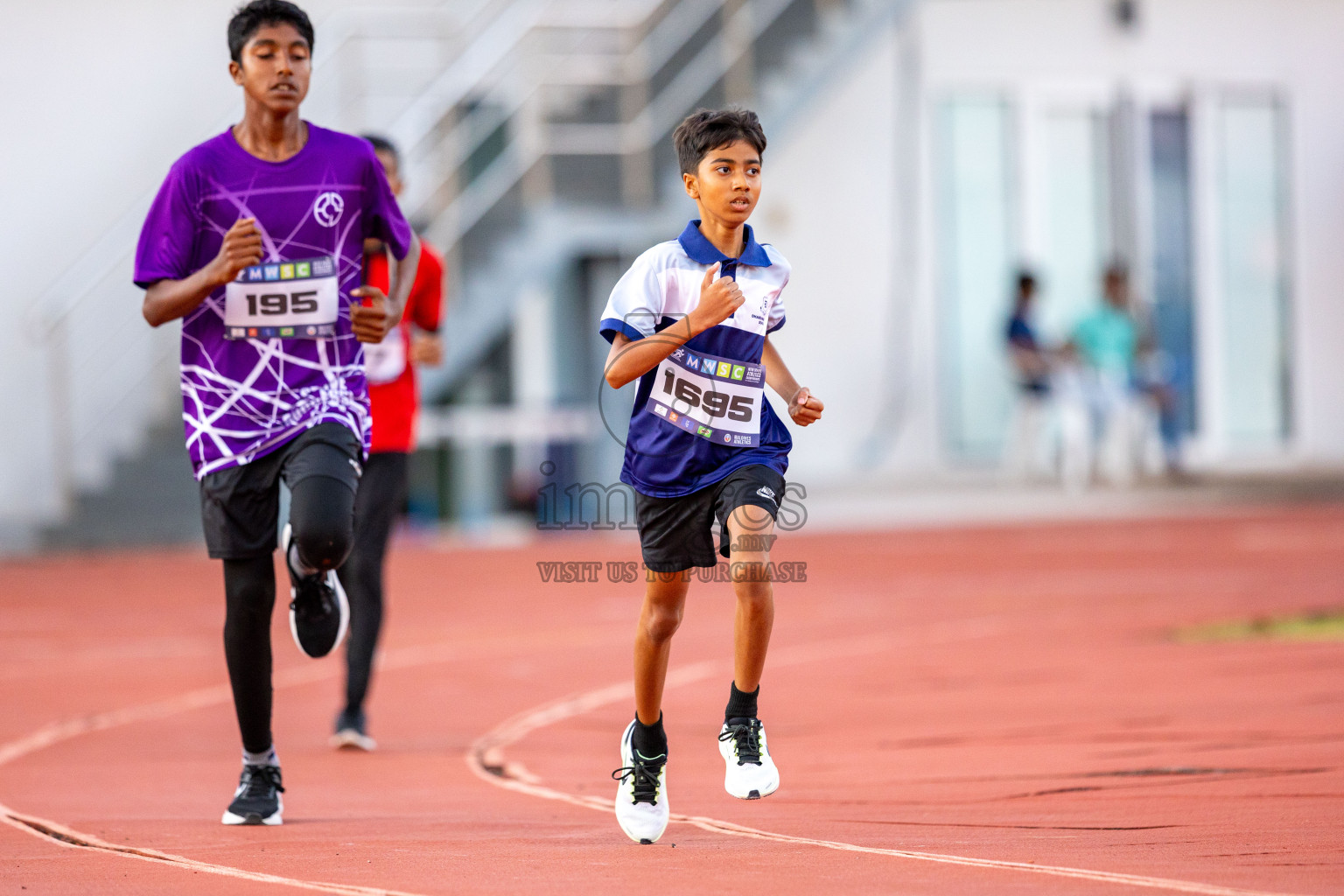 Day 1 of MWSC Interschool Athletics Championships 2024 held in Hulhumale Running Track, Hulhumale, Maldives on Saturday, 9th November 2024. Photos by: Ismail Thoriq / Images.mv