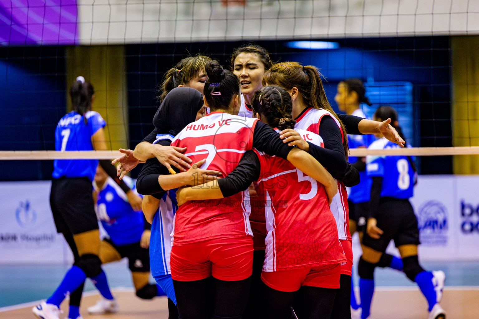 Nepal Police Club vs Humo VC in the Final of CAVA Woman's Volleyball Club Championship 2024 was held in Social Center, Male', Maldives on Saturday, 21st September 2024. Photos: Nausham Waheed / images.mv