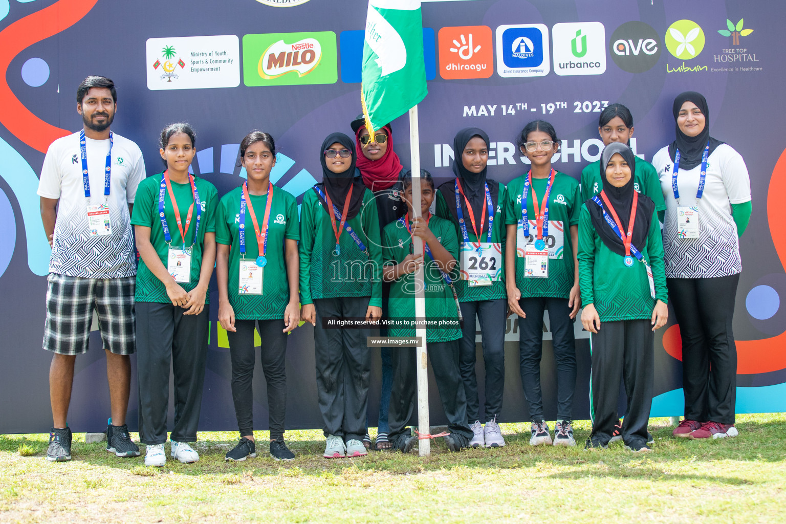 Day four of Inter School Athletics Championship 2023 was held at Hulhumale' Running Track at Hulhumale', Maldives on Wednesday, 18th May 2023. Photos:  Nausham Waheed / images.mv