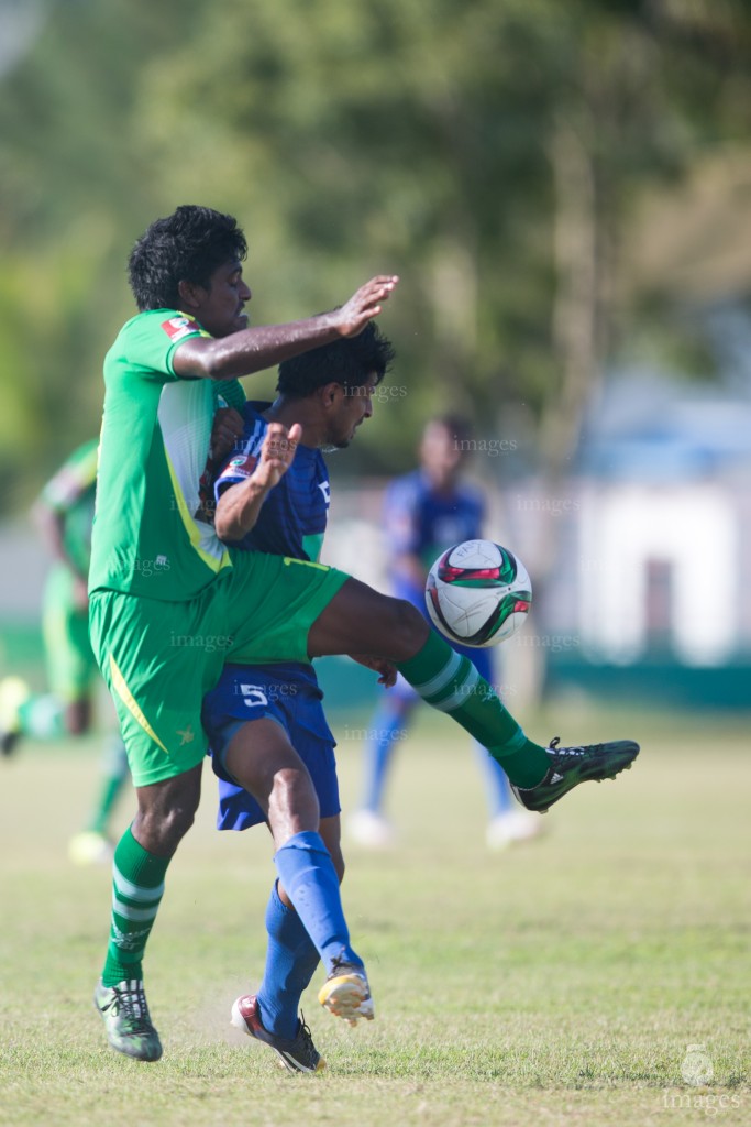 Presidents Cup final match between New Radiant Sports Club and Maziya Sports, Saturday, October. 4, 2015 (Images.mv Photo/ Hussain Sinan).