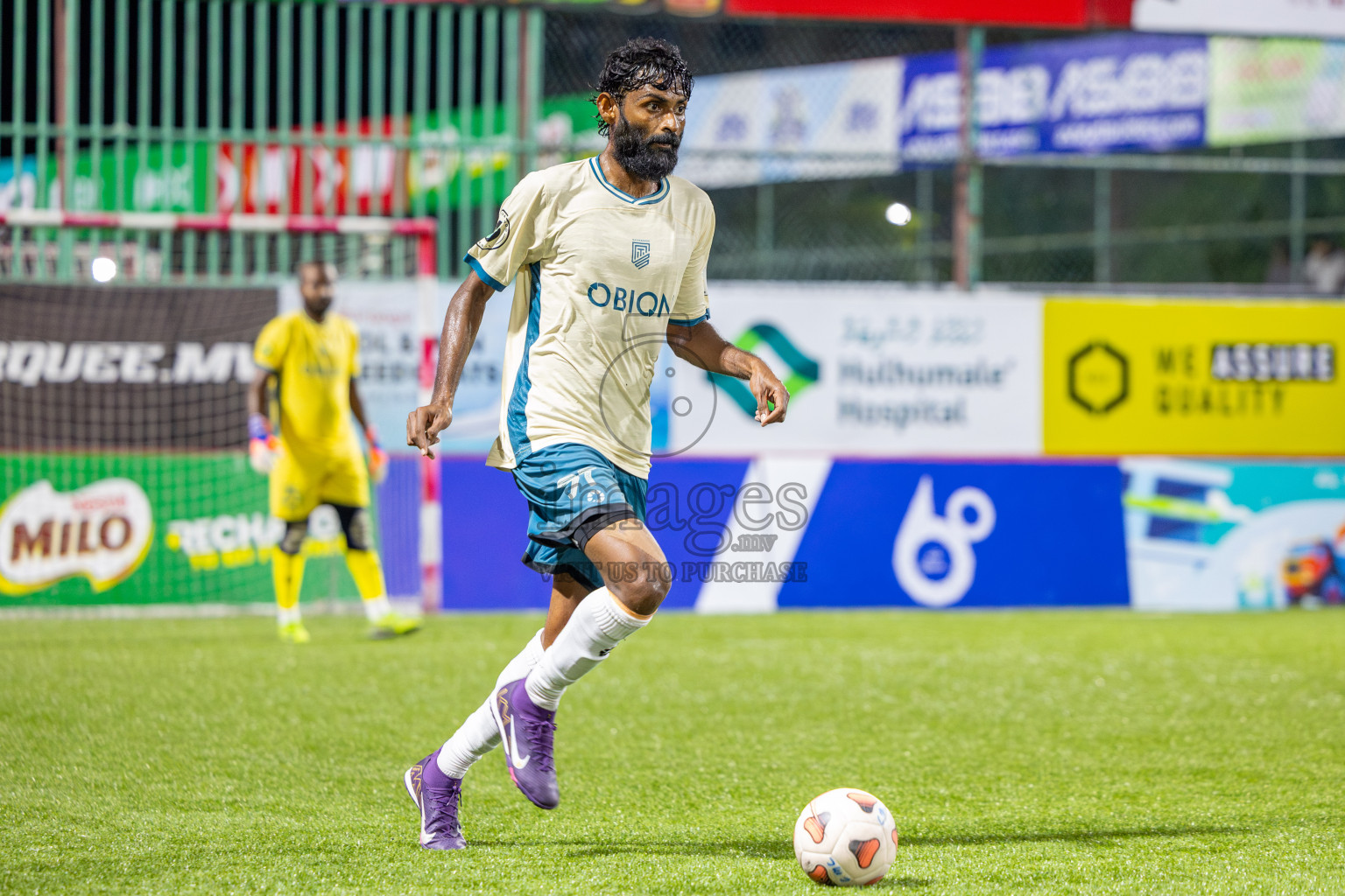 Road Recreation Club vs Team Naivaadhoo in Kings Cup of Club Maldives  2025 was held in Rehendhi Futsal Ground, Hulhumale', Maldives on Saturday, 6th September 2025. Photos: Ismail Thoriq / images.mv