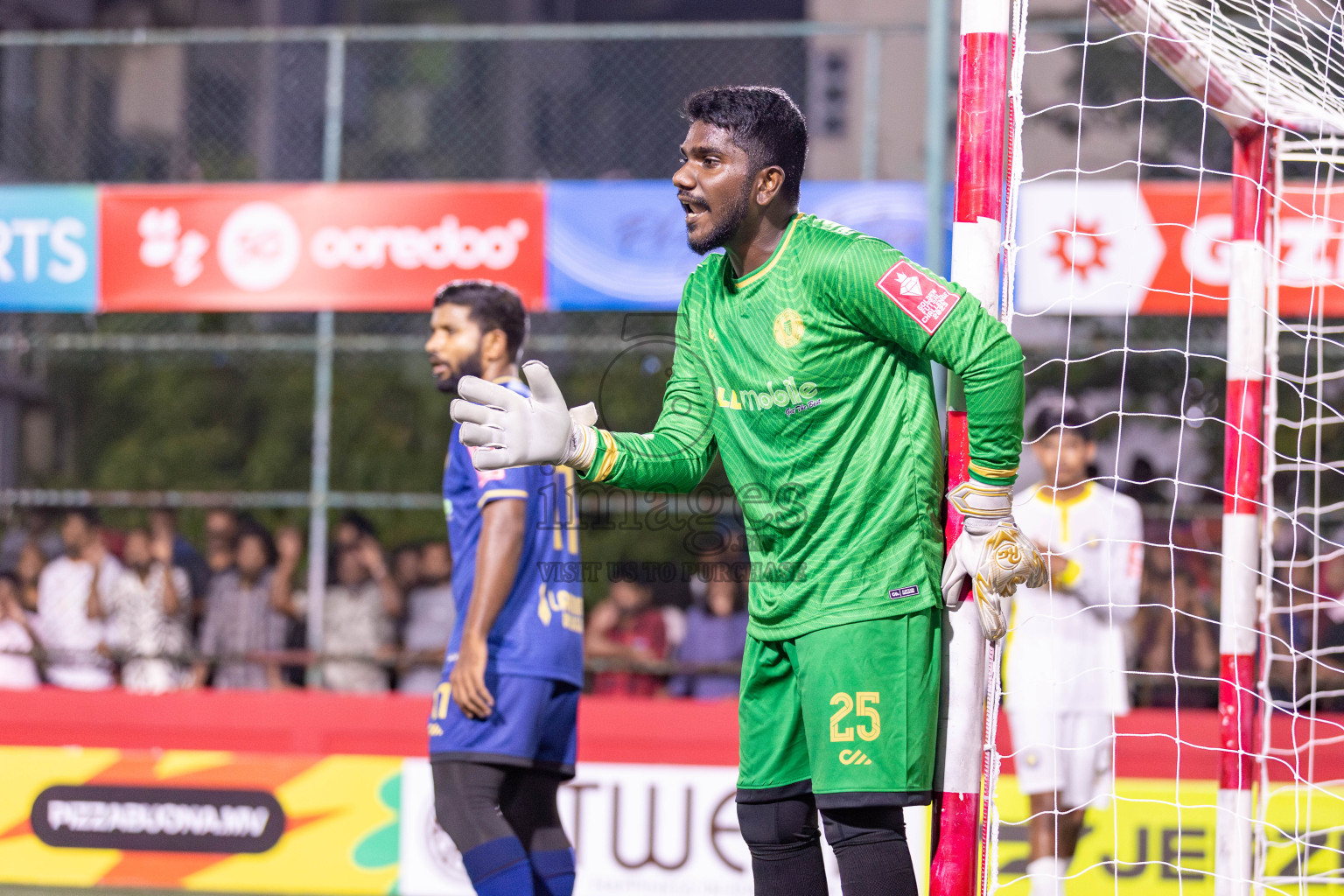 HA Baarah vs HA Maarandhoo in Day 5 of Golden Futsal Challenge 2025 on Thursday, 9th January 2025, in Hulhumale', Maldives 
Photos: Hassan Simah / images.mv