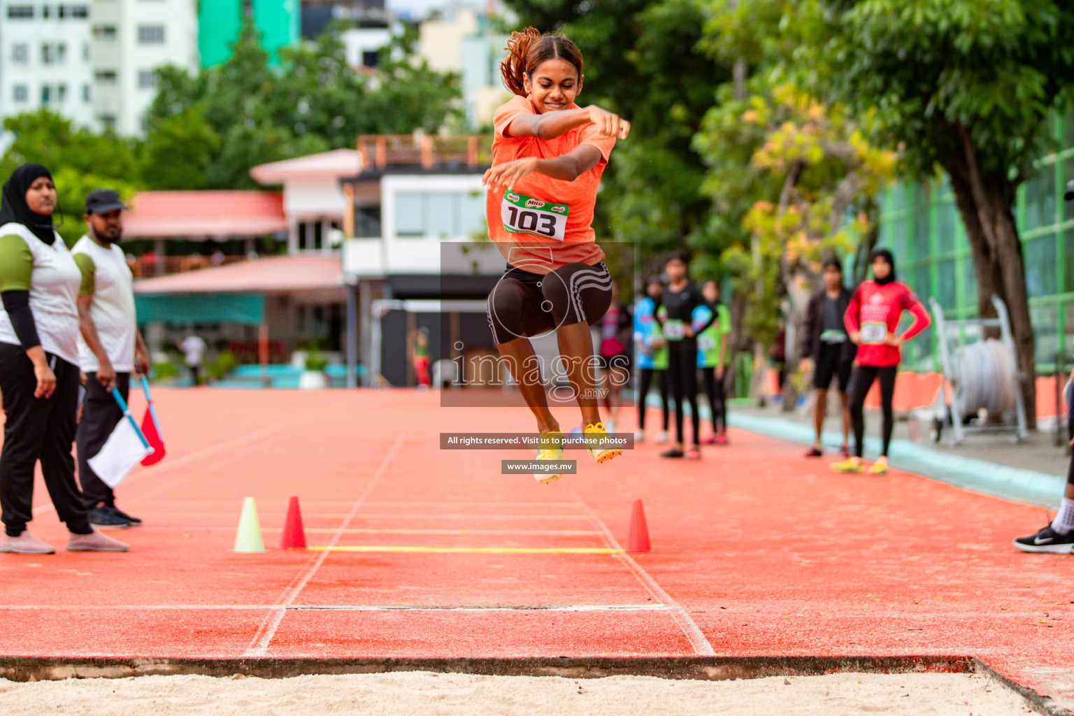 Day 2 of National Athletics Championship 2023 was held in Ekuveni Track at Male', Maldives on Friday, 24th November 2023. Photos: Hassan Simah / images.mv