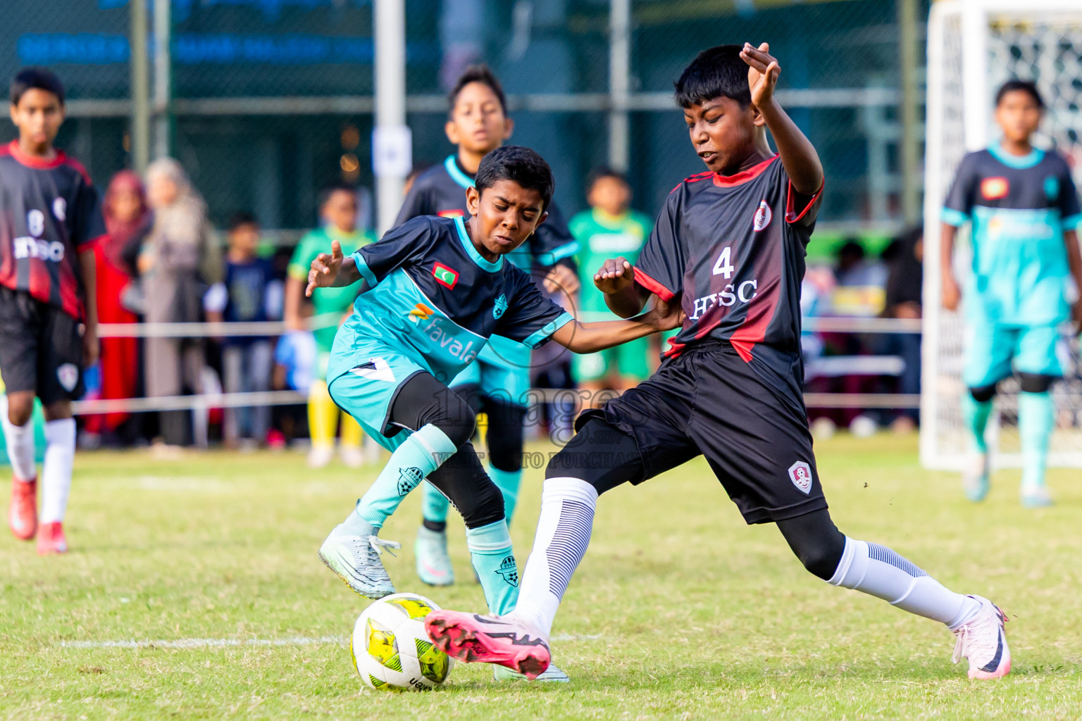 Day 2 of MILO Academy Championship 2025 (U-12) was held at Henveiru Stadium in Male', Maldives on Friday, 2nd May 2025. Photos: Nausham Waheed  / images.mv