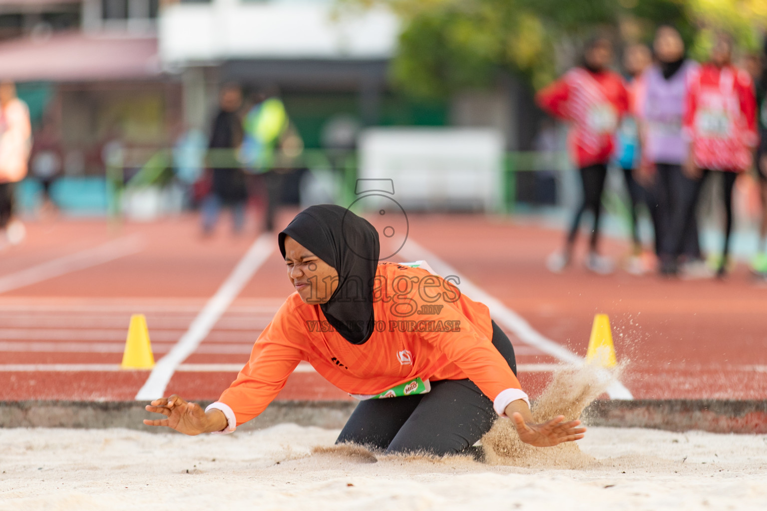 Day 4 of MILO Athletics Association Championship was held on Friday, 8th March 2024 in Male', Maldives. Photos: Hasna Hussain