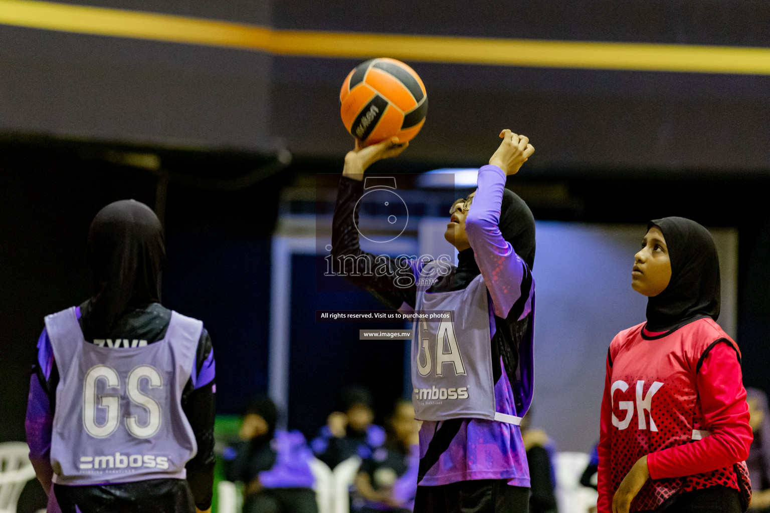 Day 8 of 24th Interschool Netball Tournament 2023 was held in Social Center, Male', Maldives on 3rd November 2023. Photos: Hassan Simah, Nausham Waheed / images.mv