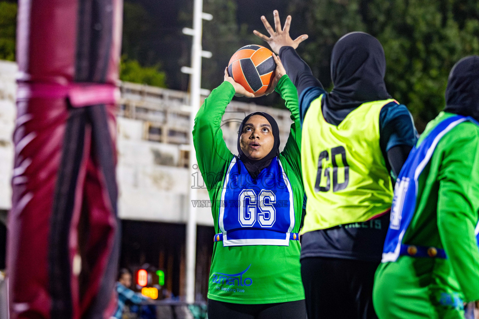 Day 1 of 23rd Netball Association Championship was held in Ekuveni Netball Court at Male', Maldives on Thursday, 27th April 2024. Photos: Nausham Waheed / images.mv