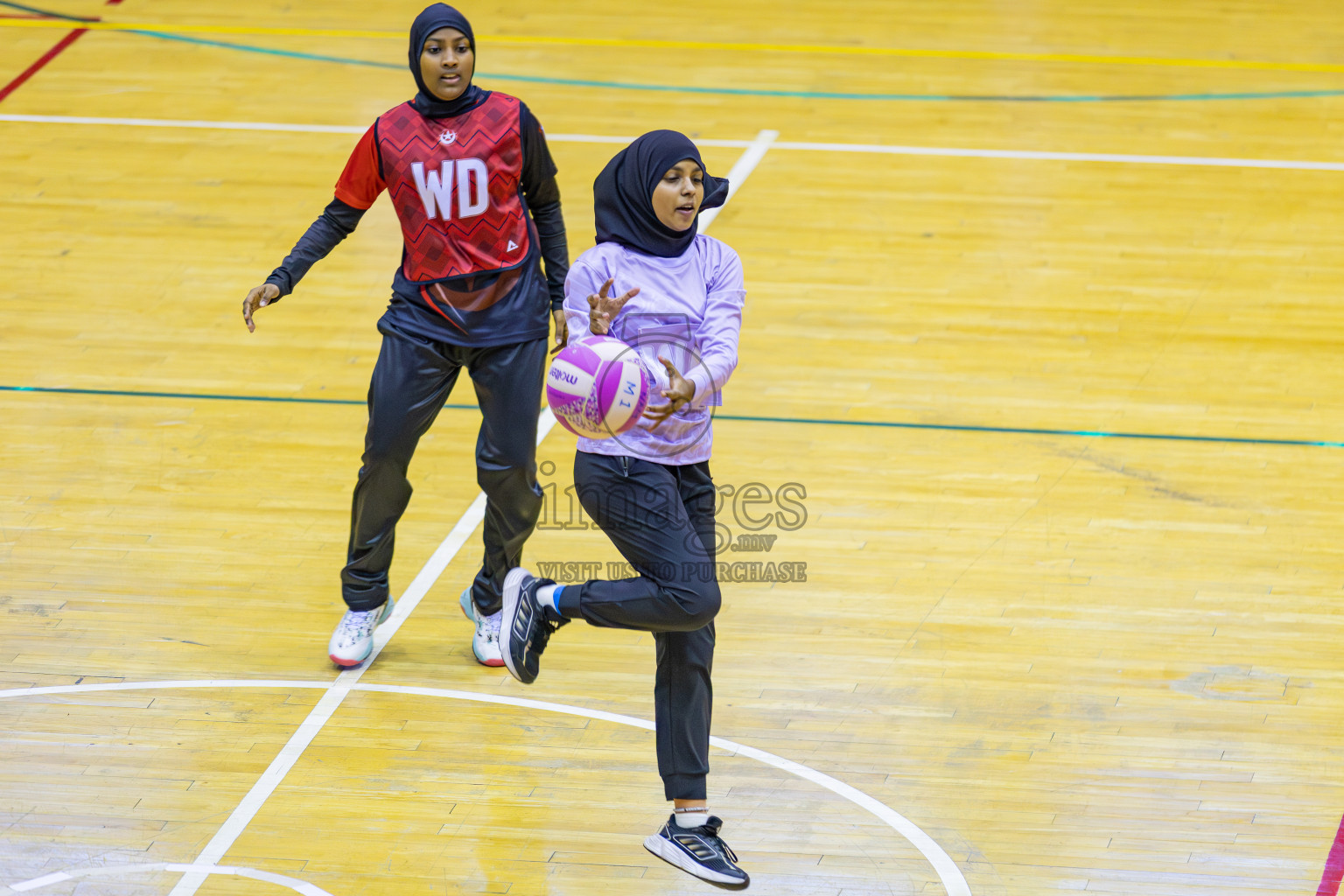 Day 9 of 26th Inter-School Netball Tournament 2025 was held in Social Center Indoor Hall on Sunday, 27th October 2025. Photos: Areef Adam / images.mv