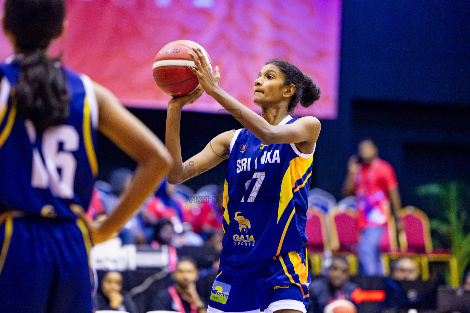 Sri Lanka vs India in Day 3 of Under 16 Woman's Asian Cup SABA Qualifiers 2025 was held in Social Center, Male', Maldives on Saturday, 14th June 2025. Photos: Nausham Waheed / images.mv