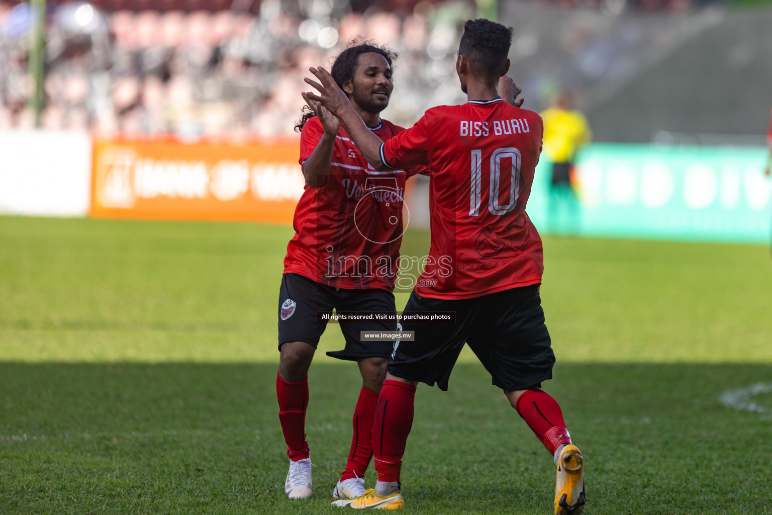 Biss Buru Sports vs JJ Sports Club  in 2nd Division 2022 on 14th July 2022, held in National Football Stadium, Male', Maldives Photos: Hassan Simah / Images.mv