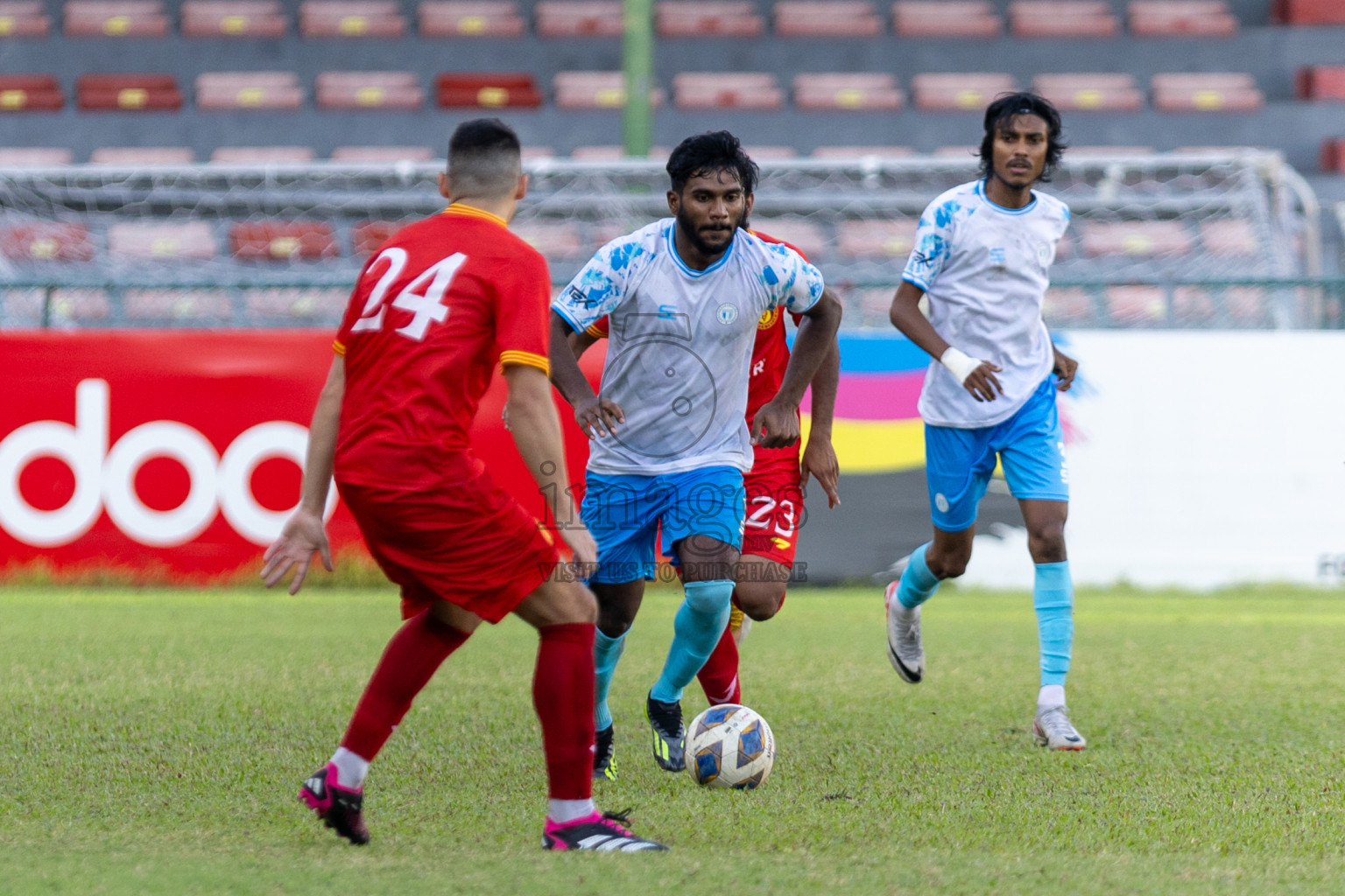 Victory Sports Club vs Lagoons Sports Club in Second Division 2023 in Male' Maldives on Wednesday, 22nd January 2023. Photos: Nausham Waheed / images.mv