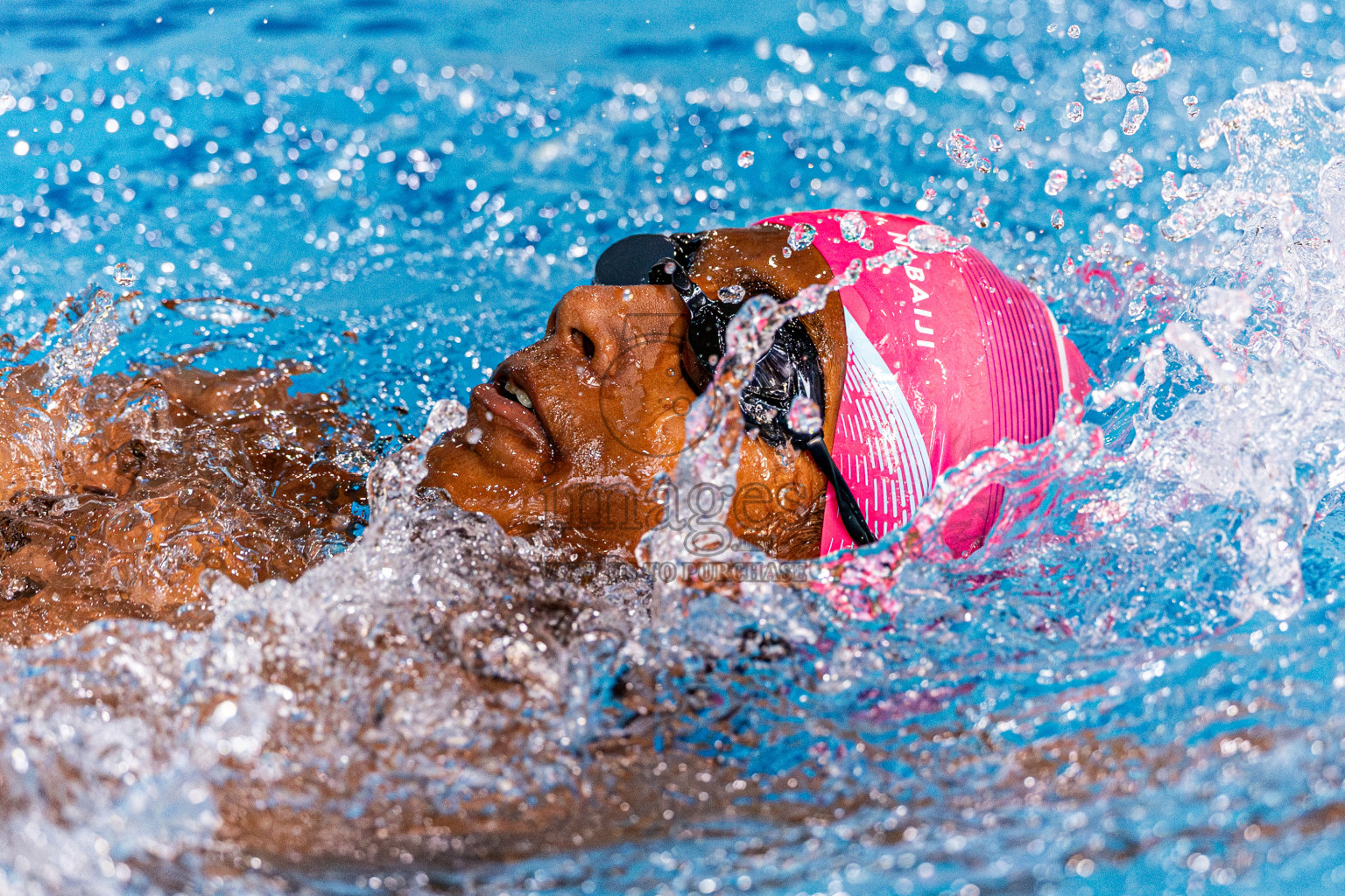 Day 4 of 1st National Short Course Swimming Competition held in Hulhumale', Maldives on Tuesday, 17th June 2025. Photos: Nausham Waheed / images.mv