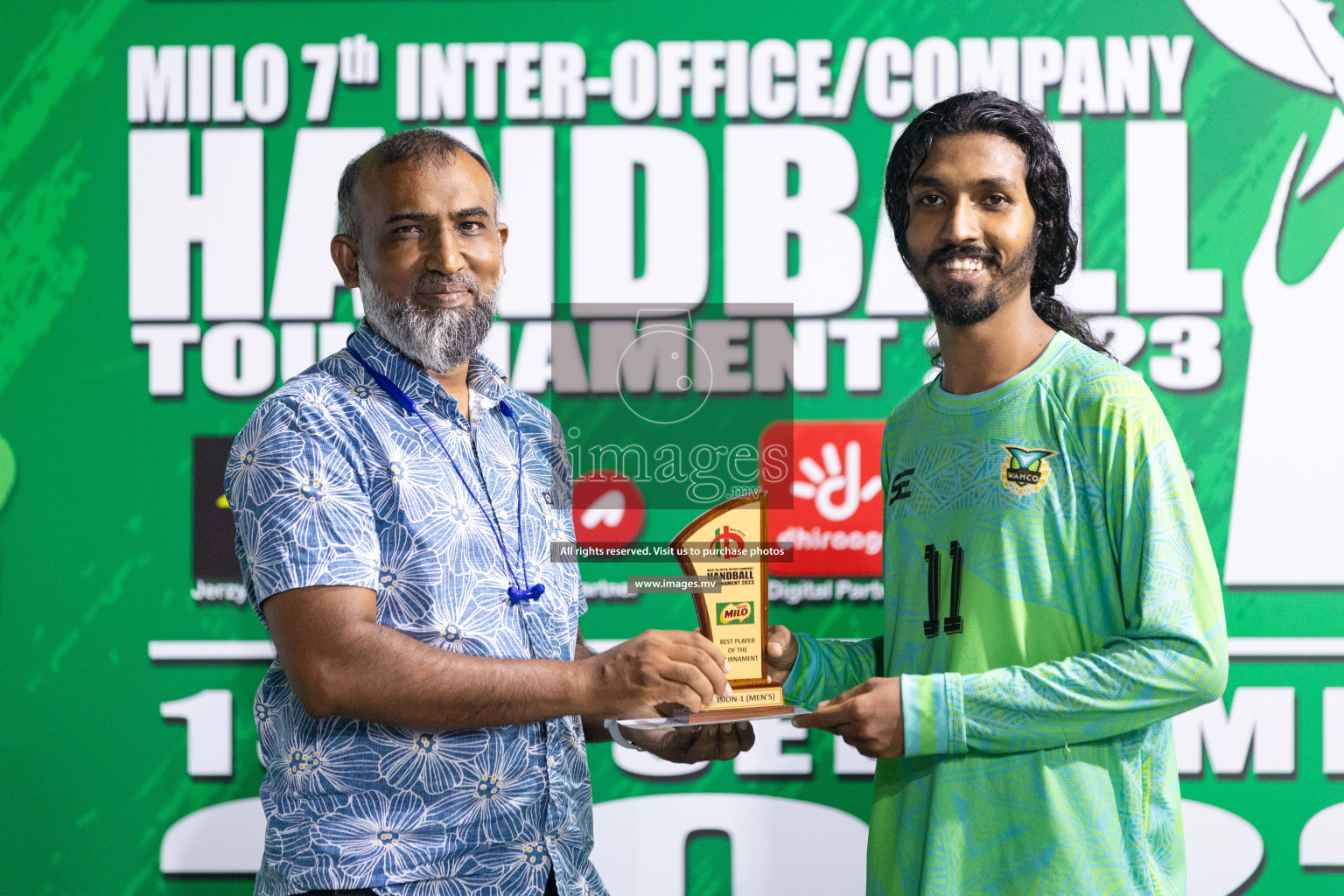 1st Division Final of 7th Inter-Office/Company Handball Tournament 2023, held in Handball ground, Male', Maldives on Monday, 24th October 2023 Photos: Nausham Waheed/ Images.mv