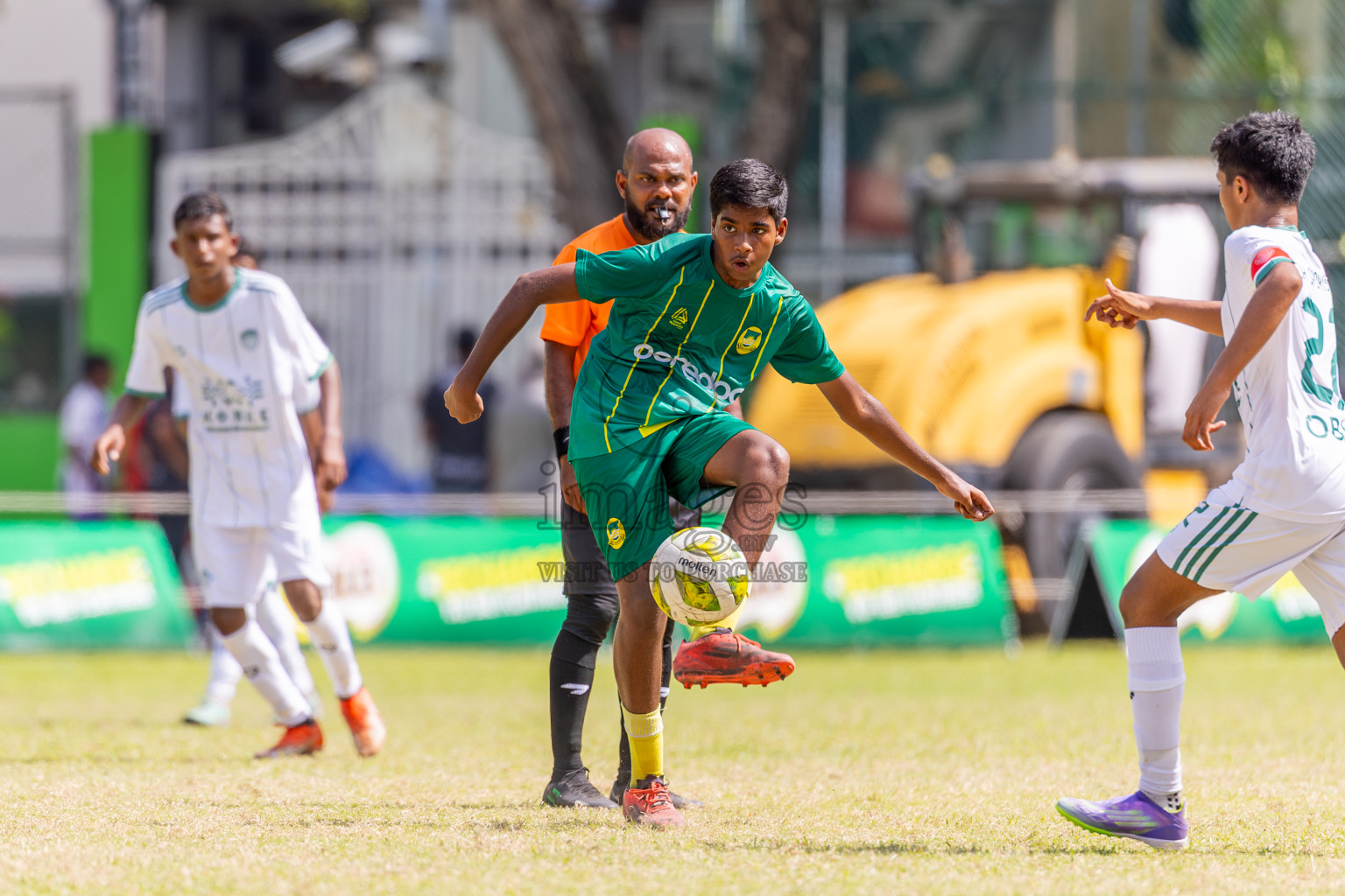 Day 4 of MILO Academy Championship 2025 (U14) was held on Sunday, 2nd November 2025 at Henveiru Football Grounds, Male', Maldives . 
Photos: Ismail Thoriq / images.mv