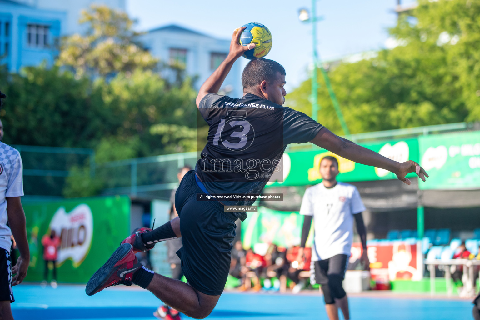 Day 9 of 6th MILO Handball Maldives Championship 2023, held in Handball ground, Male', Maldives on 28th May 2023 Photos: Nausham Waheed/ Images.mv