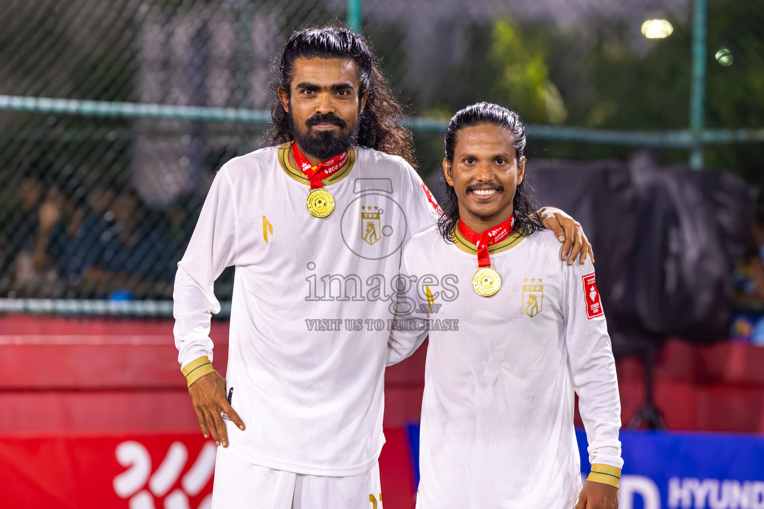 Th Thimarafushi vs Th Omadhoo in Day 27 of Golden Futsal Challenge 2024 was held on Saturday , 10th February 2024 in Hulhumale', Maldives
Photos: Ismail Thoriq / images.mv