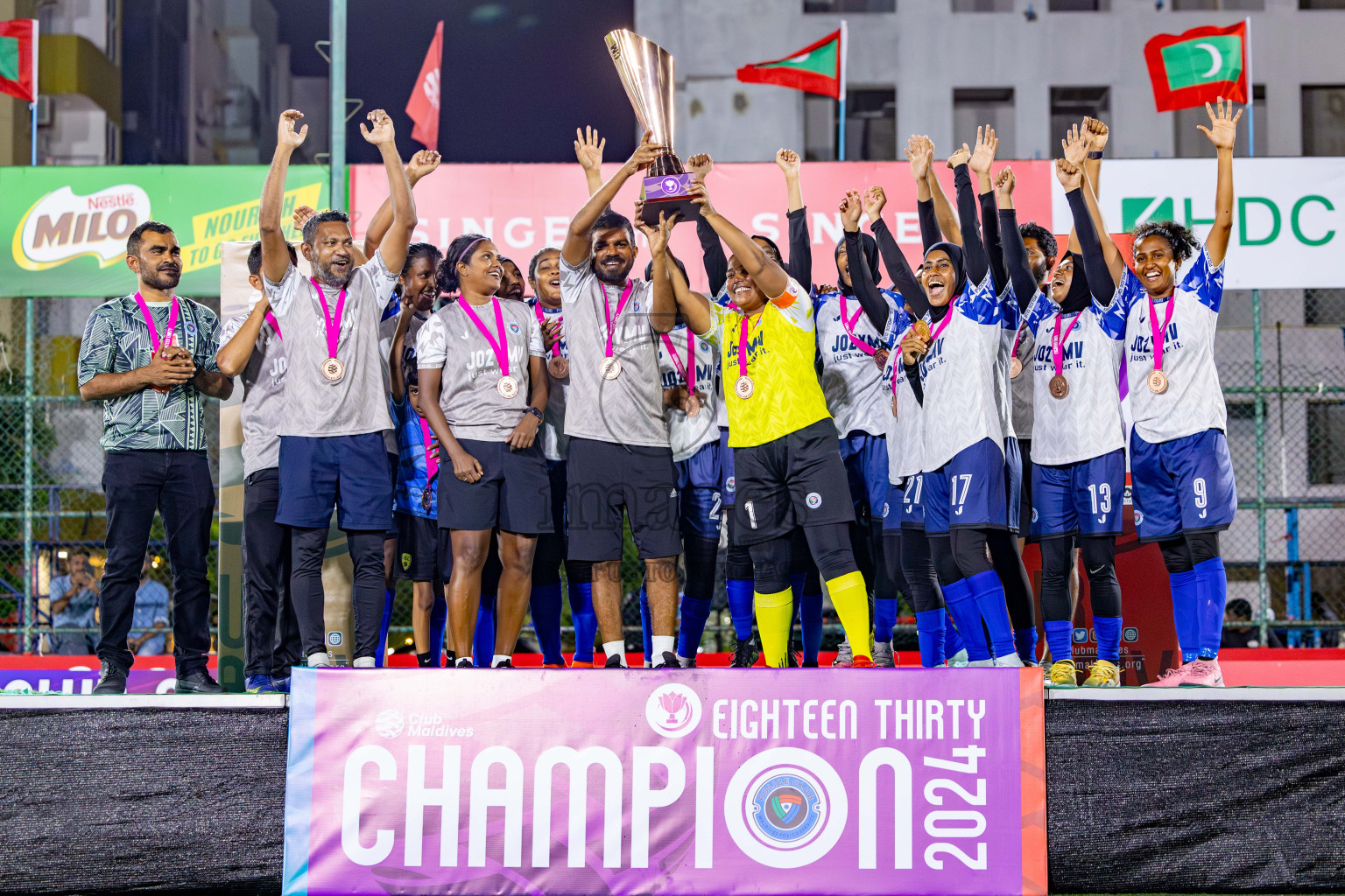 MPL vs POLICE CLUB in Finals of Eighteen Thirty 2024 held in Rehendi Futsal Ground, Hulhumale', Maldives on Sunday, 22nd September 2024. Photos: Nausham Waheed, Shu / images.mv