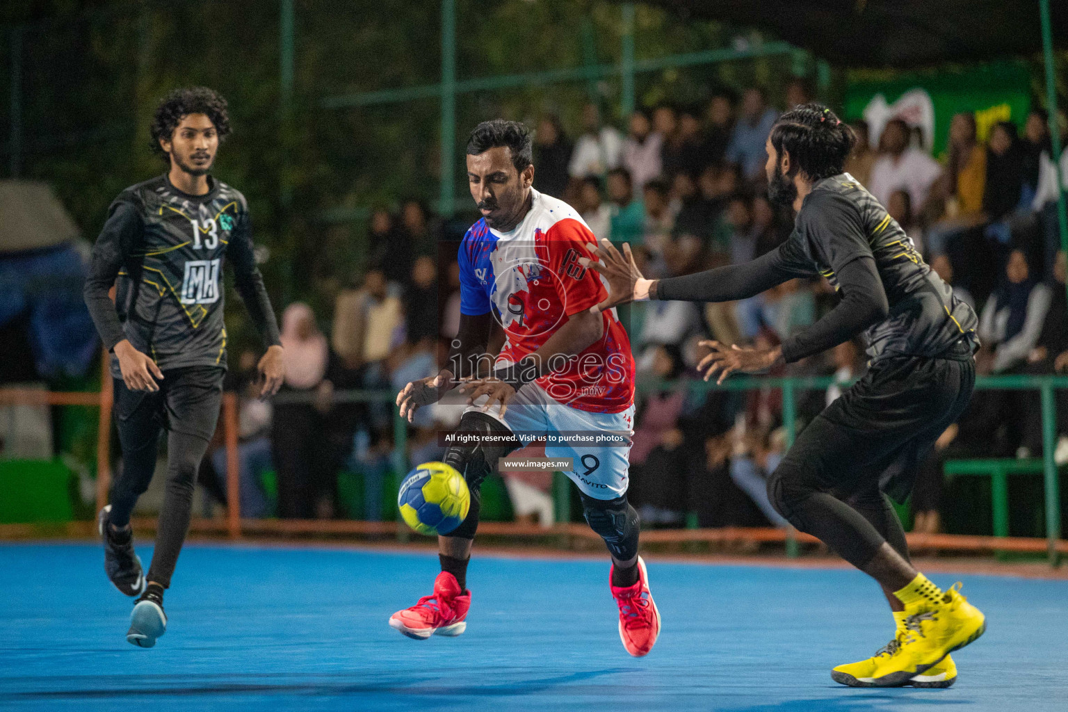 Day 8 of 6th MILO Handball Maldives Championship 2023, held in Handball ground, Male', Maldives on 27th May 2023 Photos: Nausham Waheed/ Images.mv