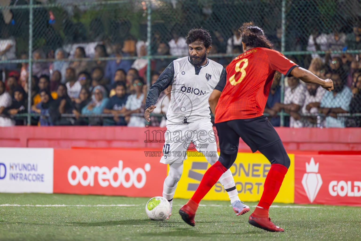 Vilimale vs L Gan in Semi Finals of Golden Futsal Challenge 2024 which was held on Friday, 1st March 2024, in Hulhumale', Maldives.
Photos: Ismail Thoriq / images.mv