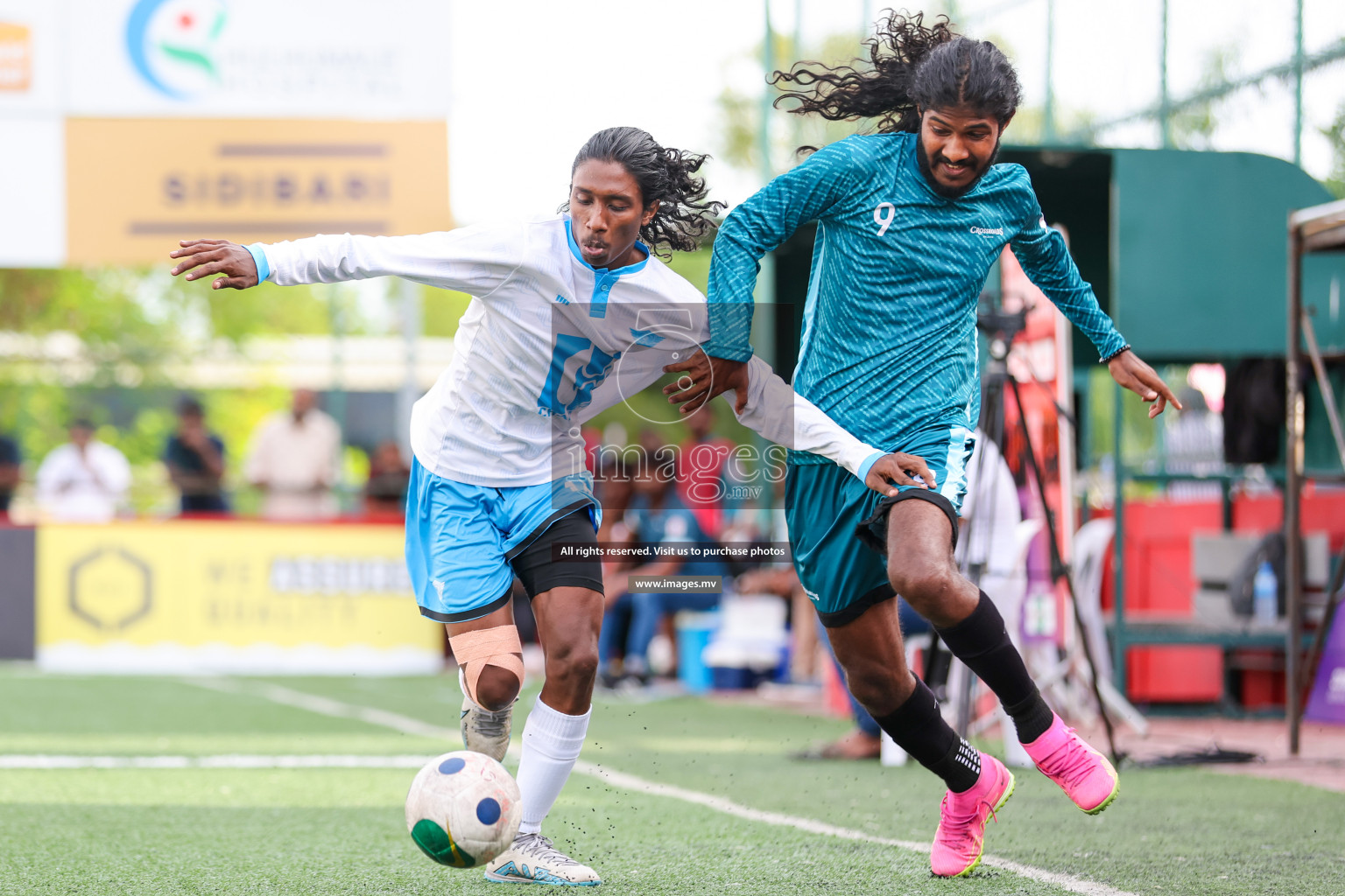 Club AVSEC vs Crossroads Maldives in Club Maldives Cup 2023 held in Hulhumale, Maldives, on Monday, 24th July 2023 Photos: Nausham Waheed/ images.mv