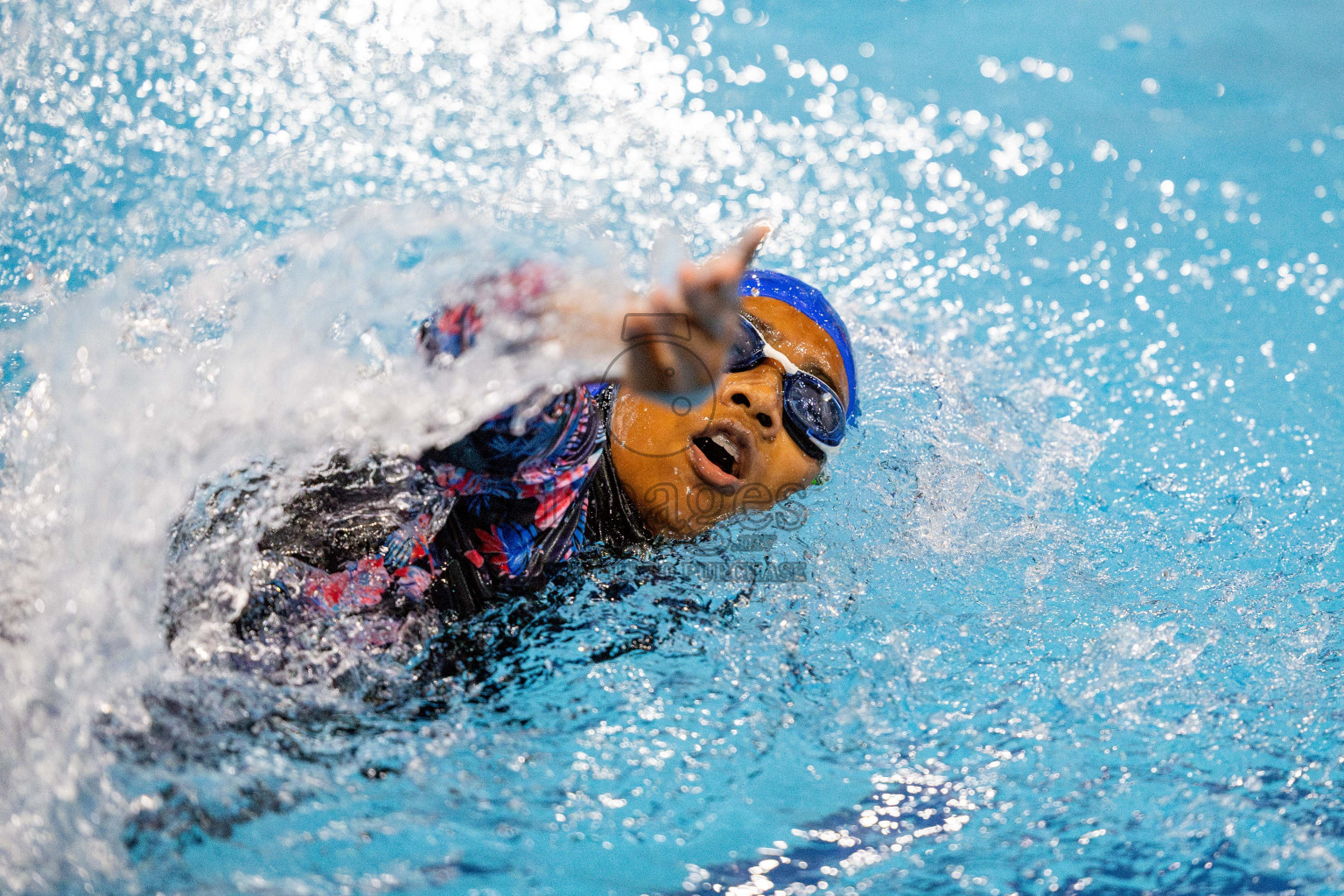 Day 4 of National Swimming Competition 2024 held in Hulhumale', Maldives on Monday, 16th December 2024. 
Photos: Hassan Simah / images.mv